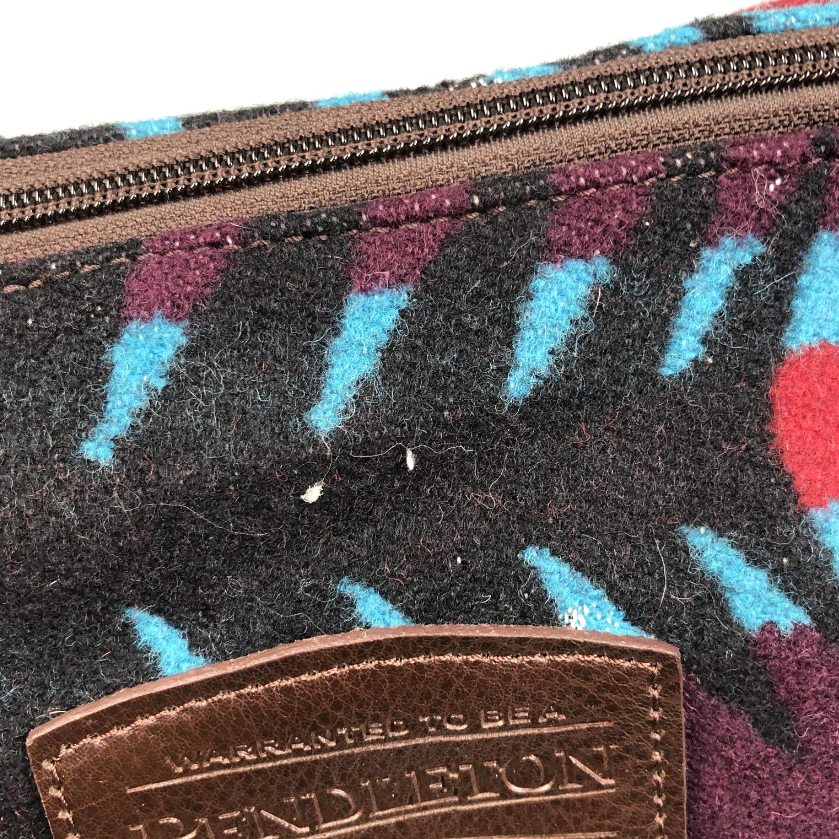Pendleton Pendleton Bag Small Wool Blend Red Aztec Southwestern Crossbody Womens Handbag Size ONE SIZE - 4 Thumbnail