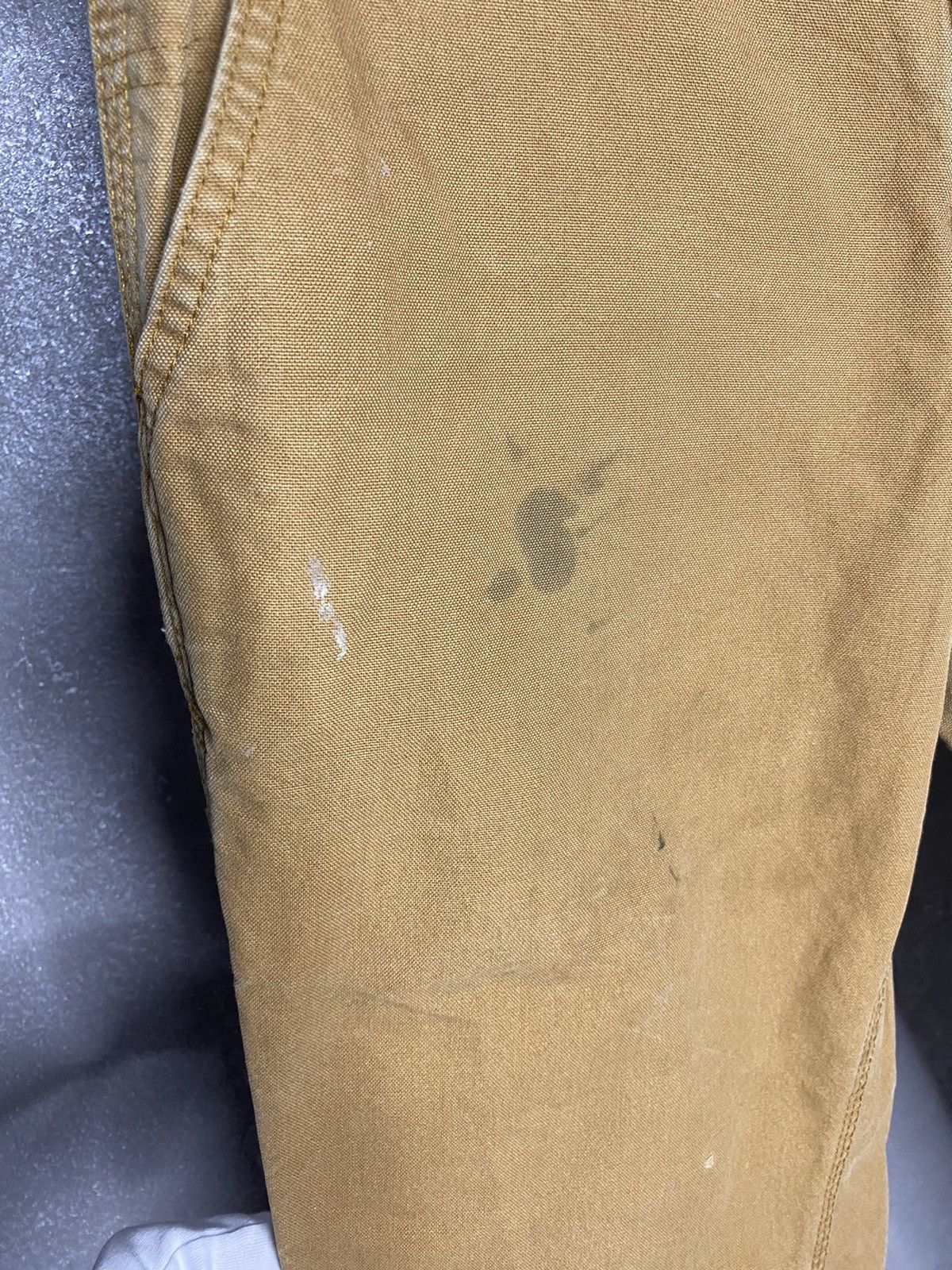 Carhartt × Carhartt Wip Carhartt Dungaree Fit Canvas Work Pants Beautiful Distressed Size US 30 / EU 46 - 12 Thumbnail