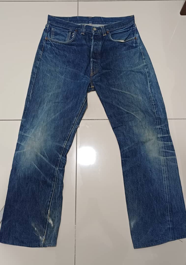 Levi's VINTAGE LEVIS BIG E SELVEDGE JEANS Size US 34 / EU 50 - 1 Thumbnail
