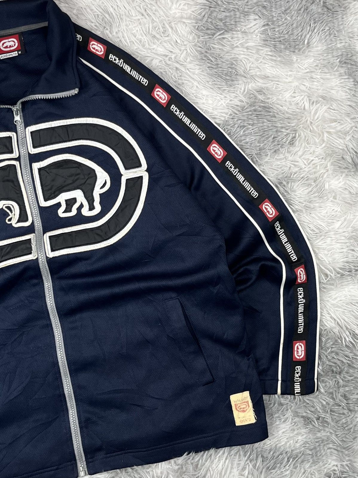 Ecko Unltd. Vintage Ecko unltd jacket big logo trak Full zip Size US M / EU 48-50 / 2 - 4 Thumbnail
