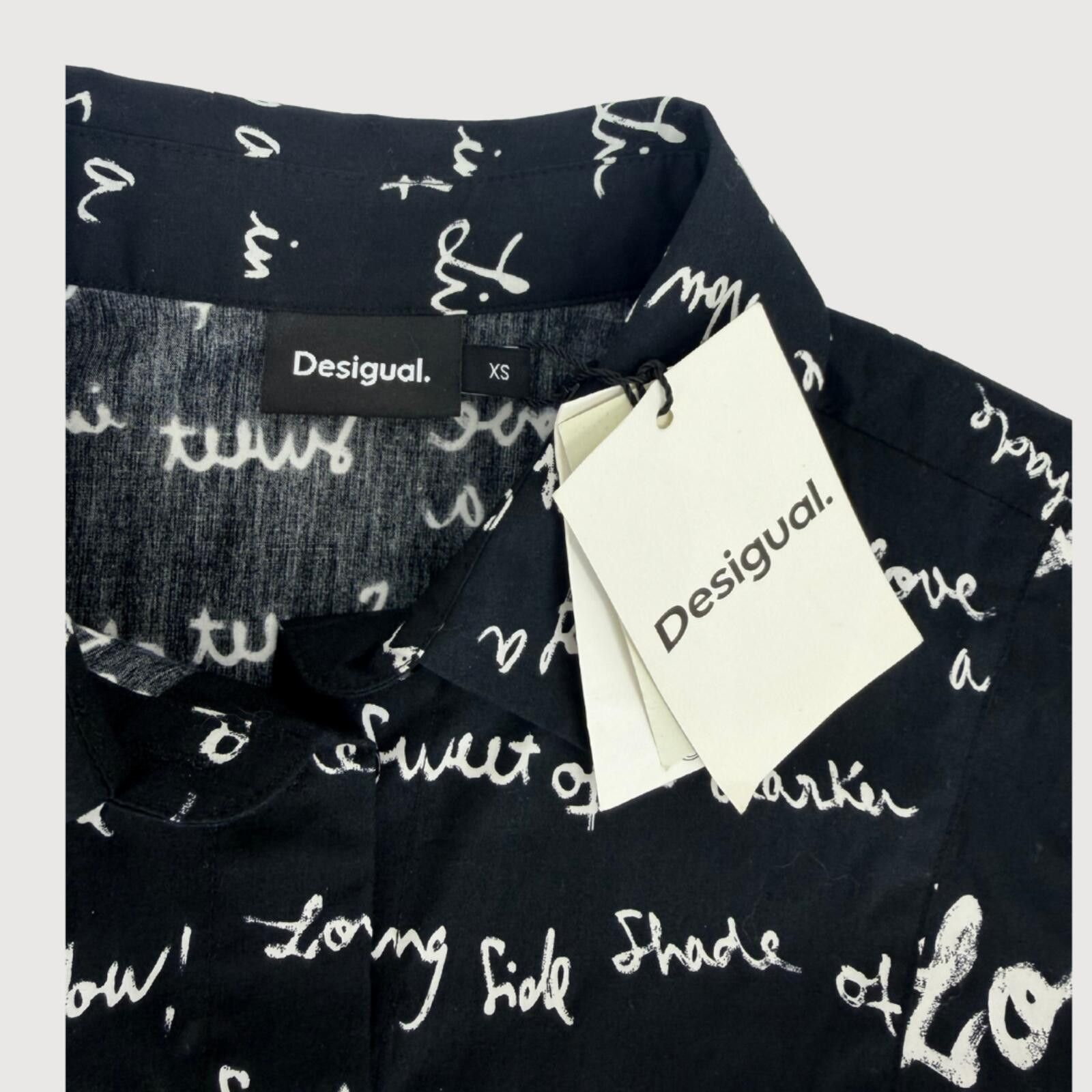 Desigual Desigual Salton Message Tunic Dress XS NWT Size XS / US 0-2 / IT 36-38 - 4 Thumbnail