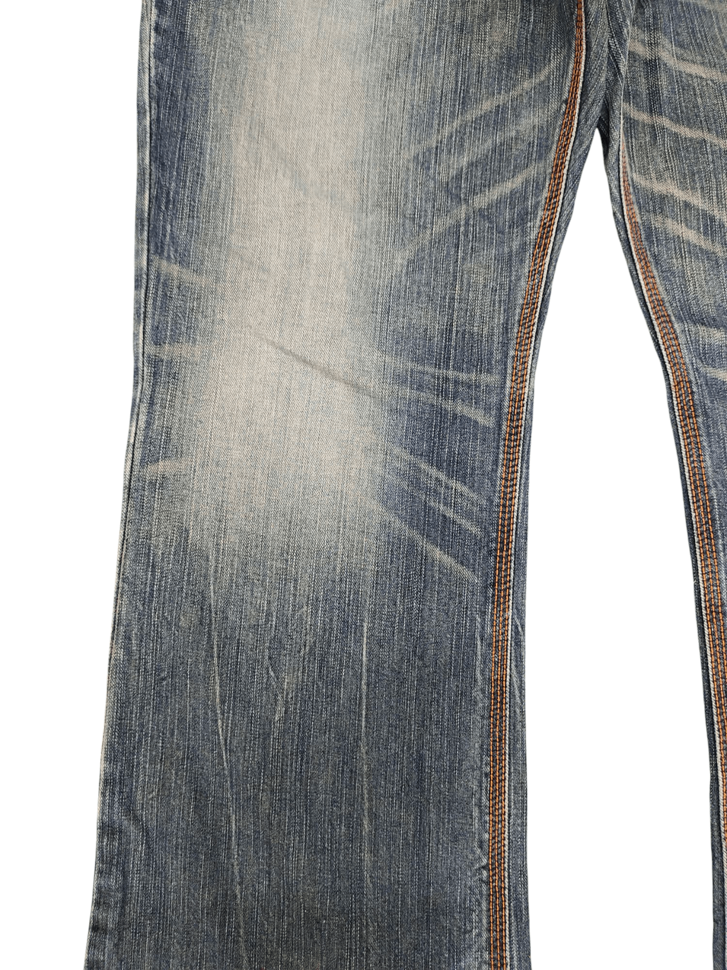 Kapital Vintage Edwin Buckle Back Distress Faded Clawmark Denim Jean Size US 36 / EU 52 - 6 Thumbnail