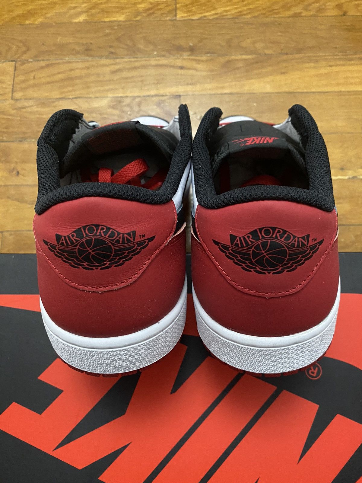 Jordan Brand × Nike Size 12 - Jordan 1 Low Retro Black Toe Chicago Red Men's Size US 12 / EU 45 - 5 Thumbnail
