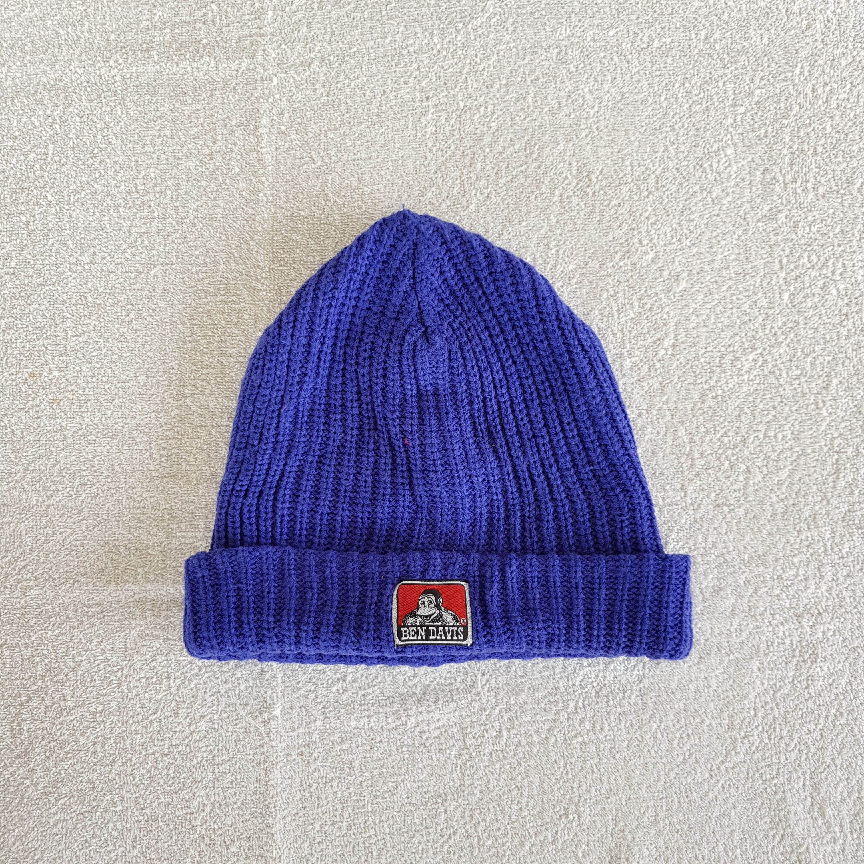 Ben Davis Vintage Ben Davis Beanie 90s Knitted Snow Caps Hats Size ONE SIZE - 4 Thumbnail