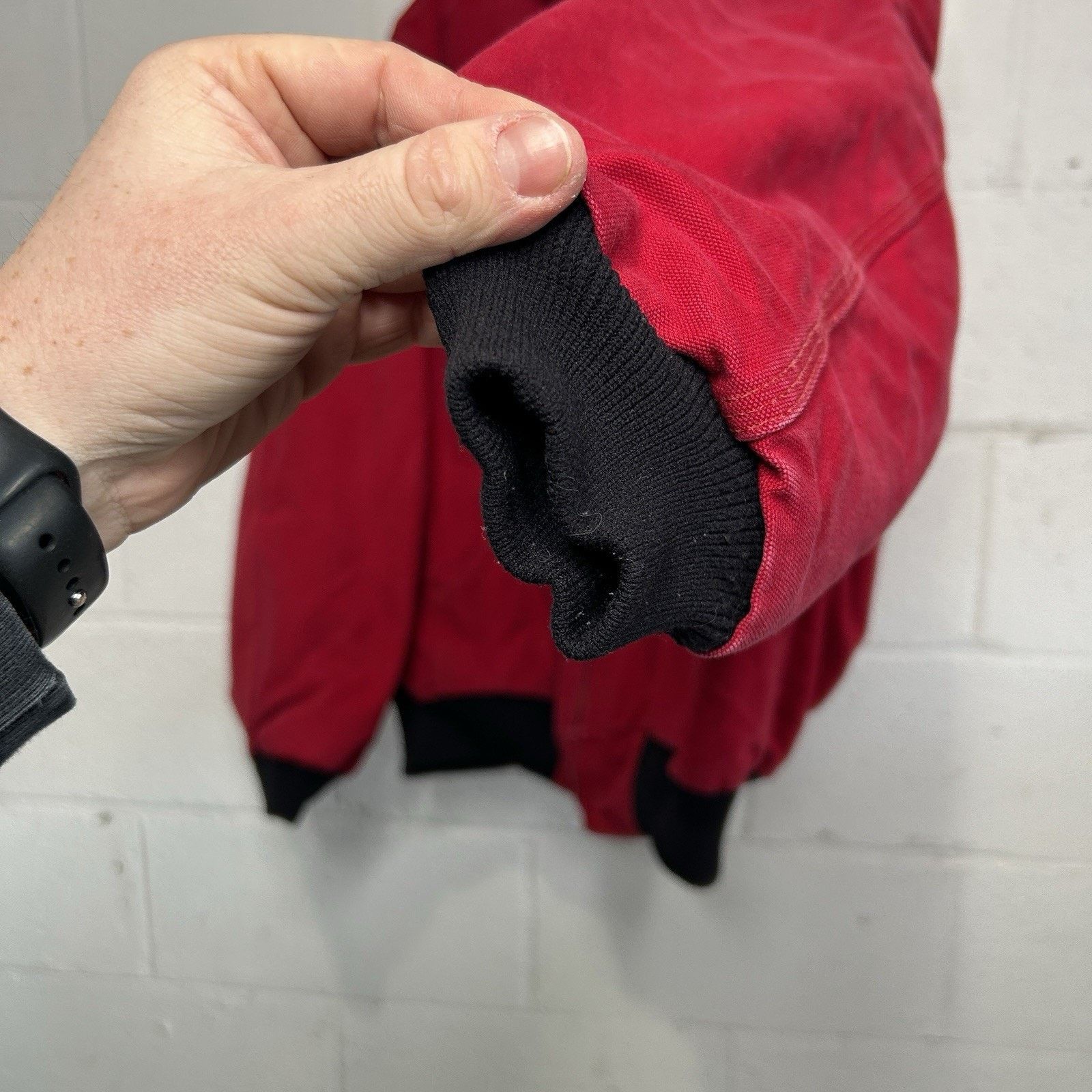 Carhartt Vintage Carhartt Quilted Hooded Active Jacket “Red” J04 RED Size US L / EU 52-54 / 3 - 11 Thumbnail