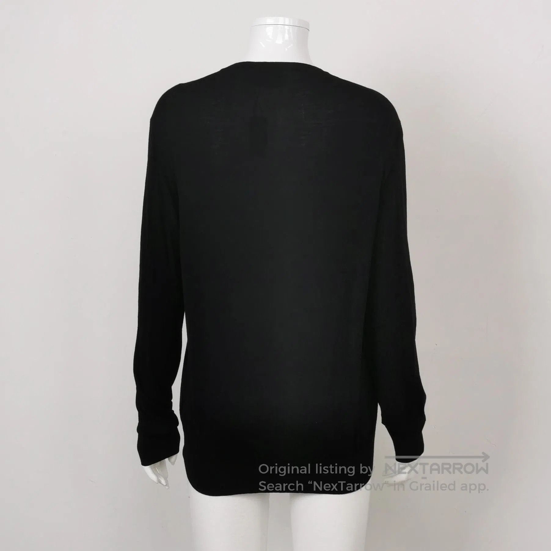 Prada Prada Logo Knit Sweater in Black Color . Size S / US 4 / IT 40 - 2 Thumbnail