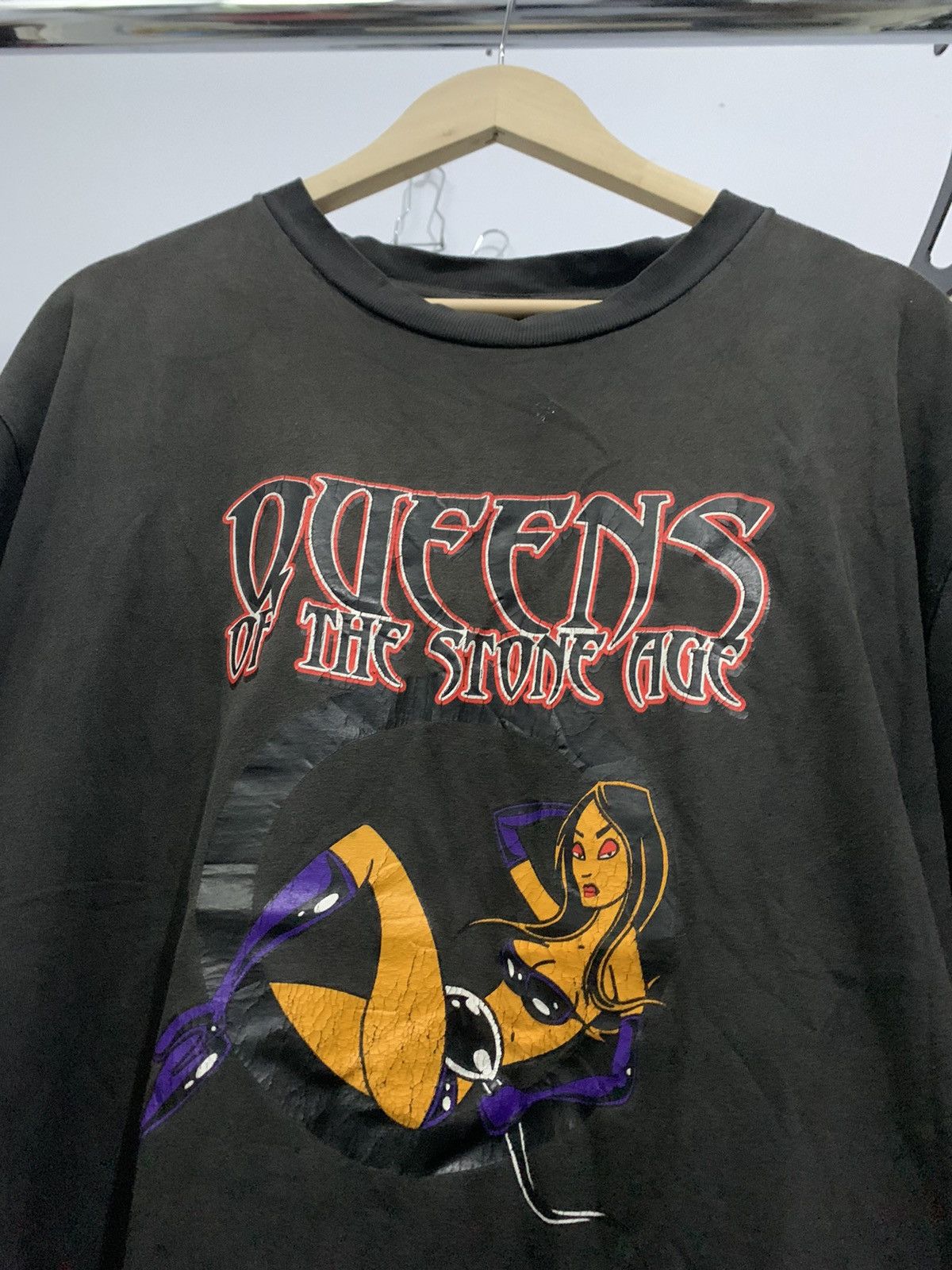 Vintage Vintage Queen of The Stone Age Tshirt Size US XL / EU 56 / 4 - 2 Thumbnail