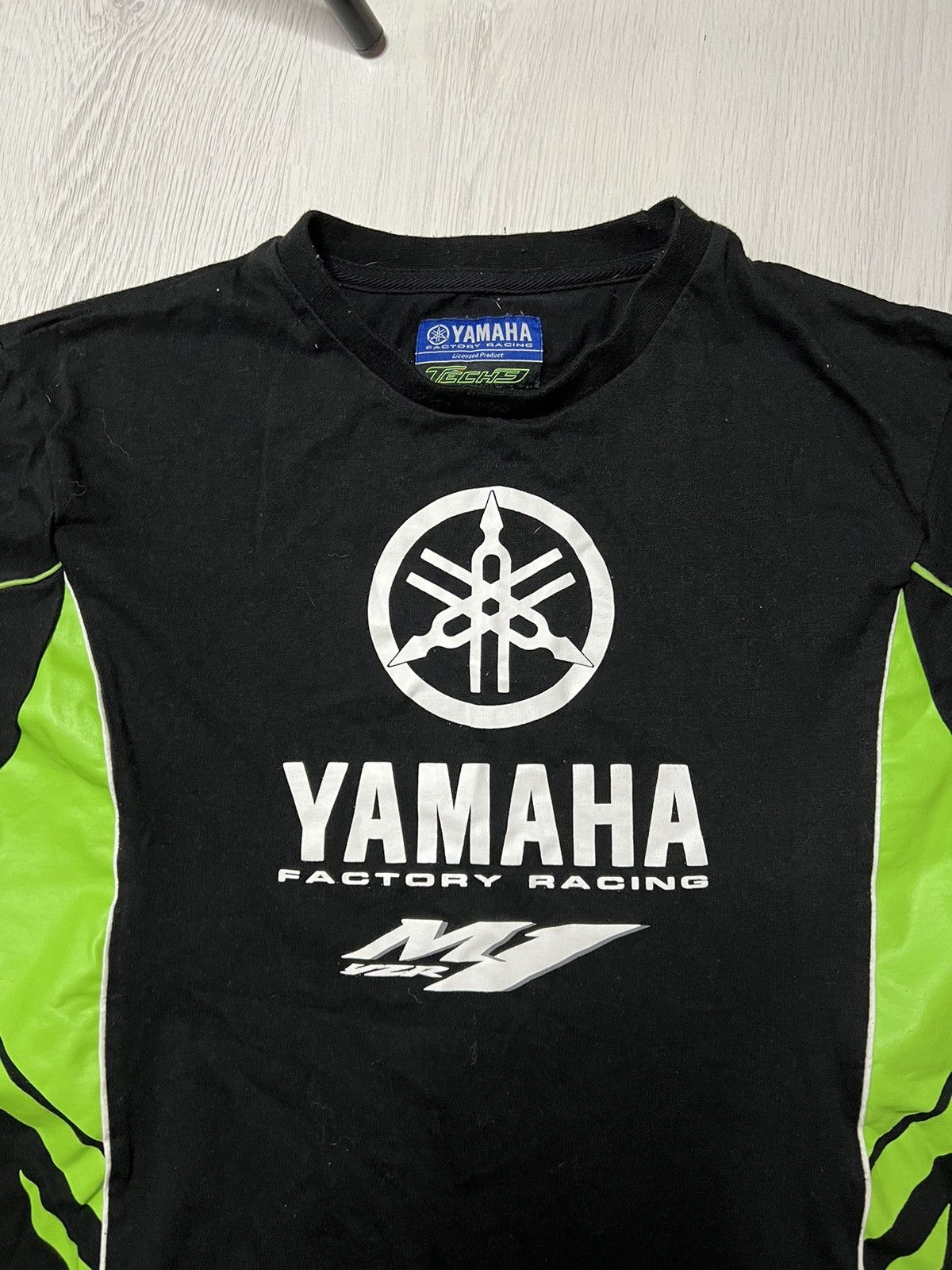 Yamaha Vintage Yamaha Factory Racing Tech 3 T-Shirt In Black Size US M / EU 48-50 / 2 - 2 Thumbnail
