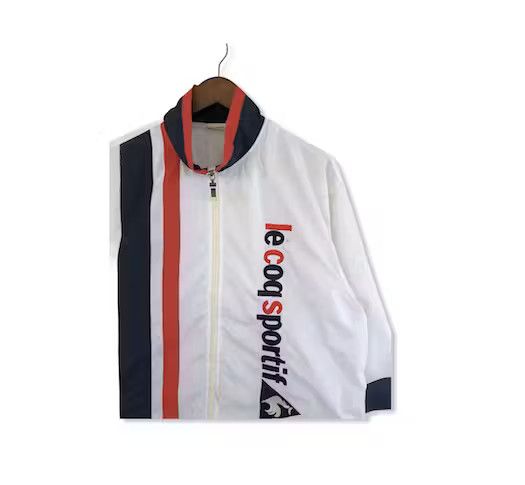 Le Coq Sportif × Vintage Vintage Lecoq Sportif Spell Out Jacket Size US L / EU 52-54 / 3 - 2 Thumbnail