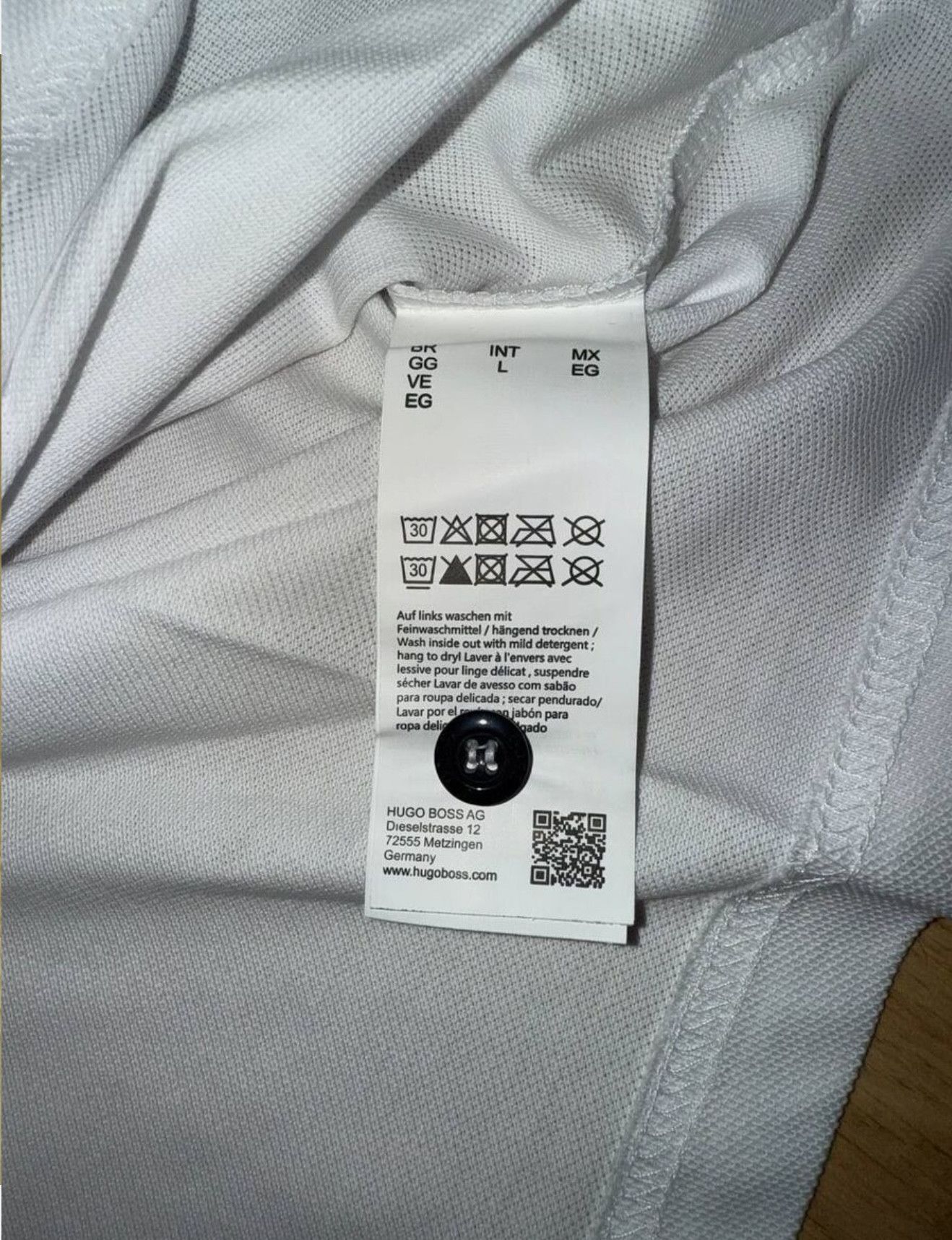 Hugo Boss Boss Polo Shirt White Color L Size Size US L / EU 52-54 / 3 - 3 Thumbnail