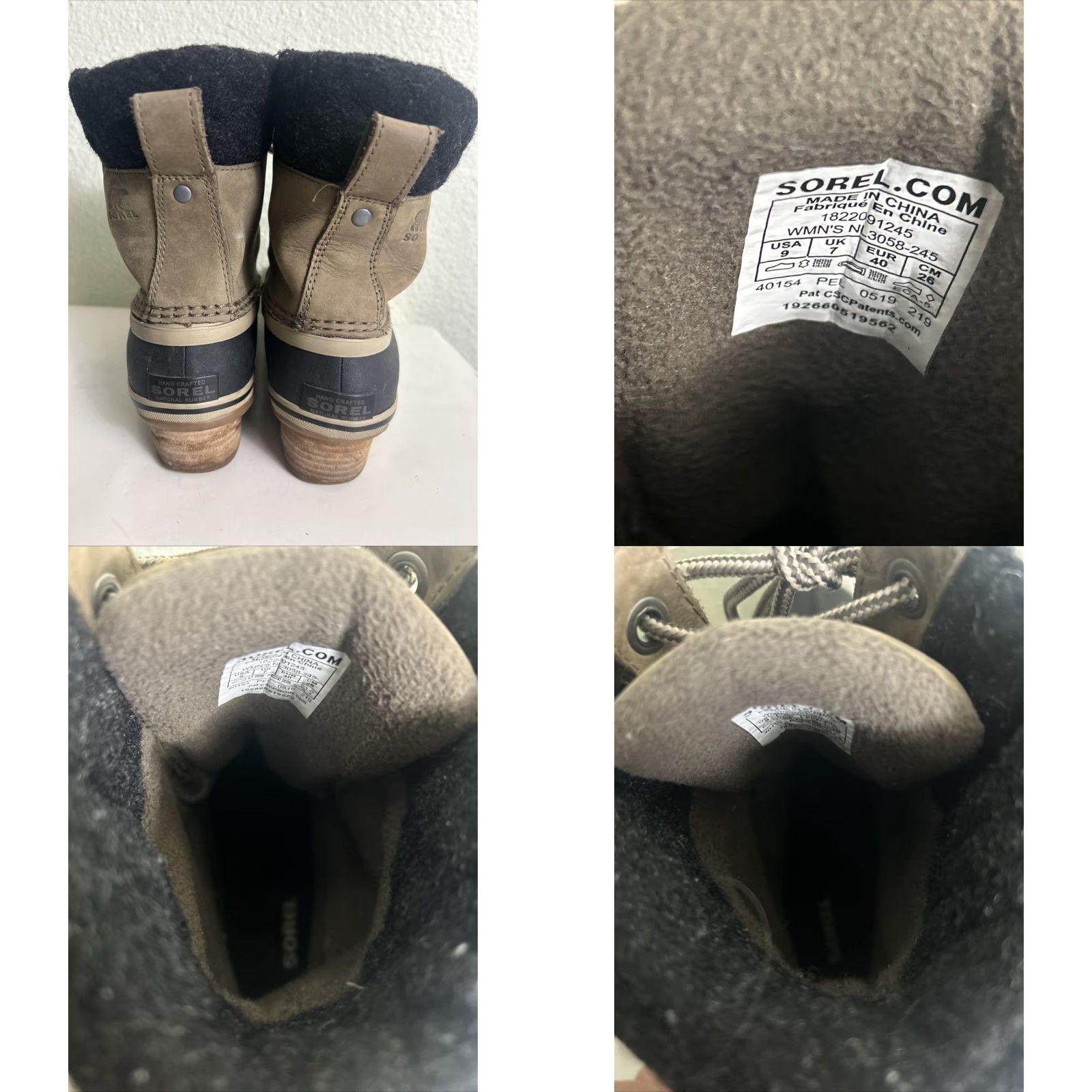 SOREL Sorel Slimpack II Lace Waterproof Winter Boots Brown Women's Size 9 Boots Lace Waterproof Snow Word? Size US 9 / IT 39 - 9 Thumbnail