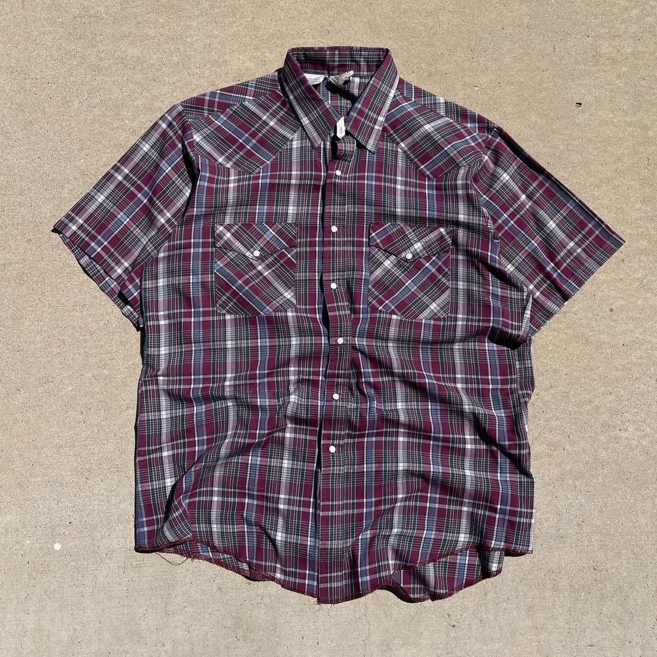 Vintage Vintage 90s Western Frontier Shirt Size US L / EU 52-54 / 3 - 1 Thumbnail