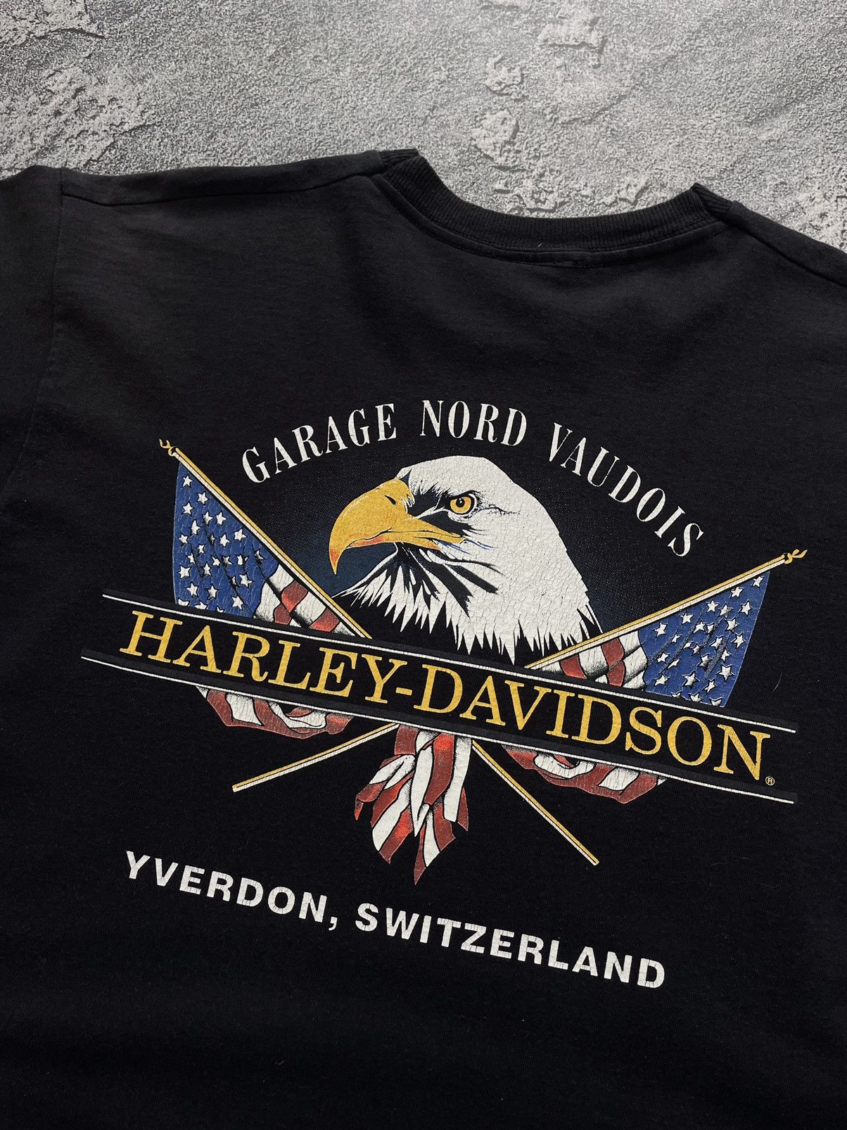 Harley Davidson Vintage Harley Davidson 1996 Rider’s Choice Eagle Shirt Size US L / EU 52-54 / 3 - 13 Thumbnail