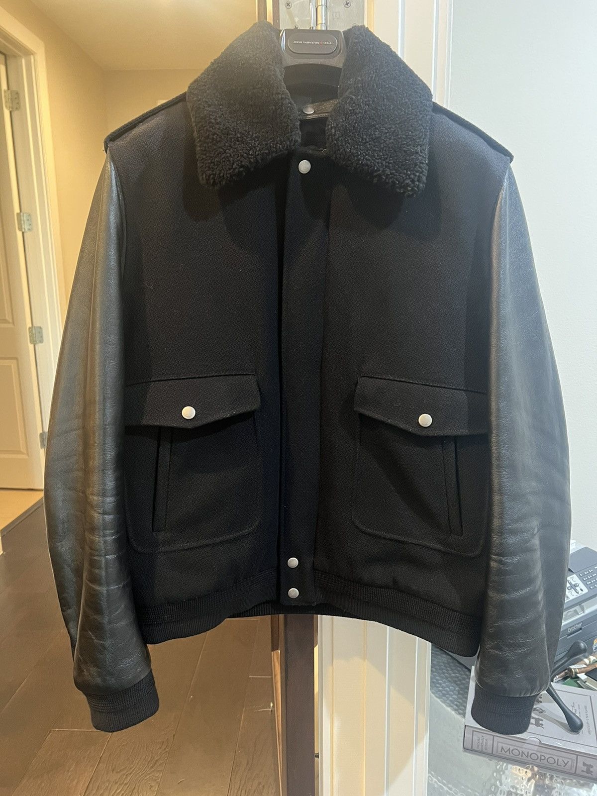 image of YVES Saint Laurent Jacket in Black, Men's (Size Large)