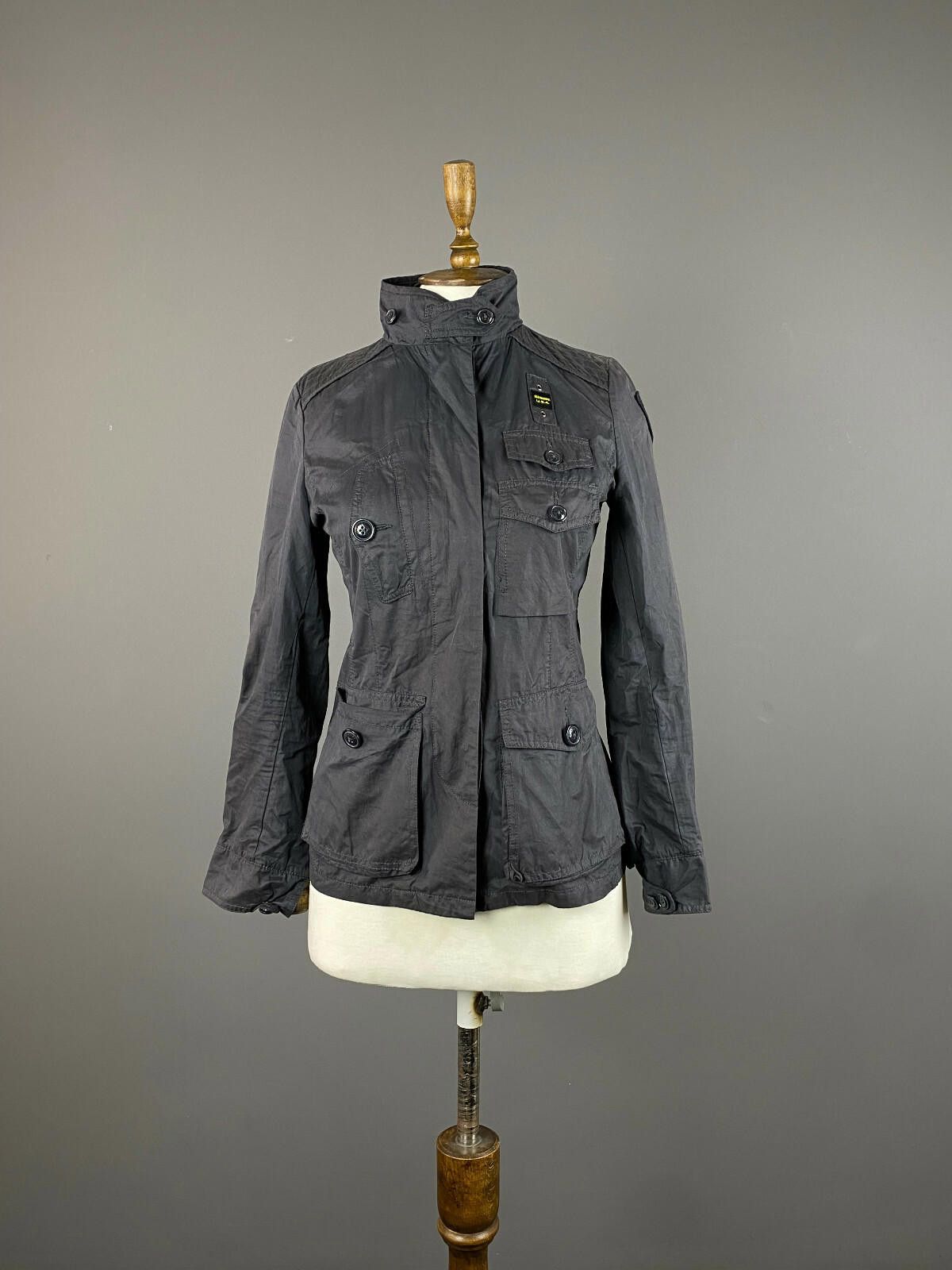 Eddie Bauer Ladies Blauer USA Black Button Down Nylon Jacket Size S Size S / US 4 / IT 40 - 1 Thumbnail