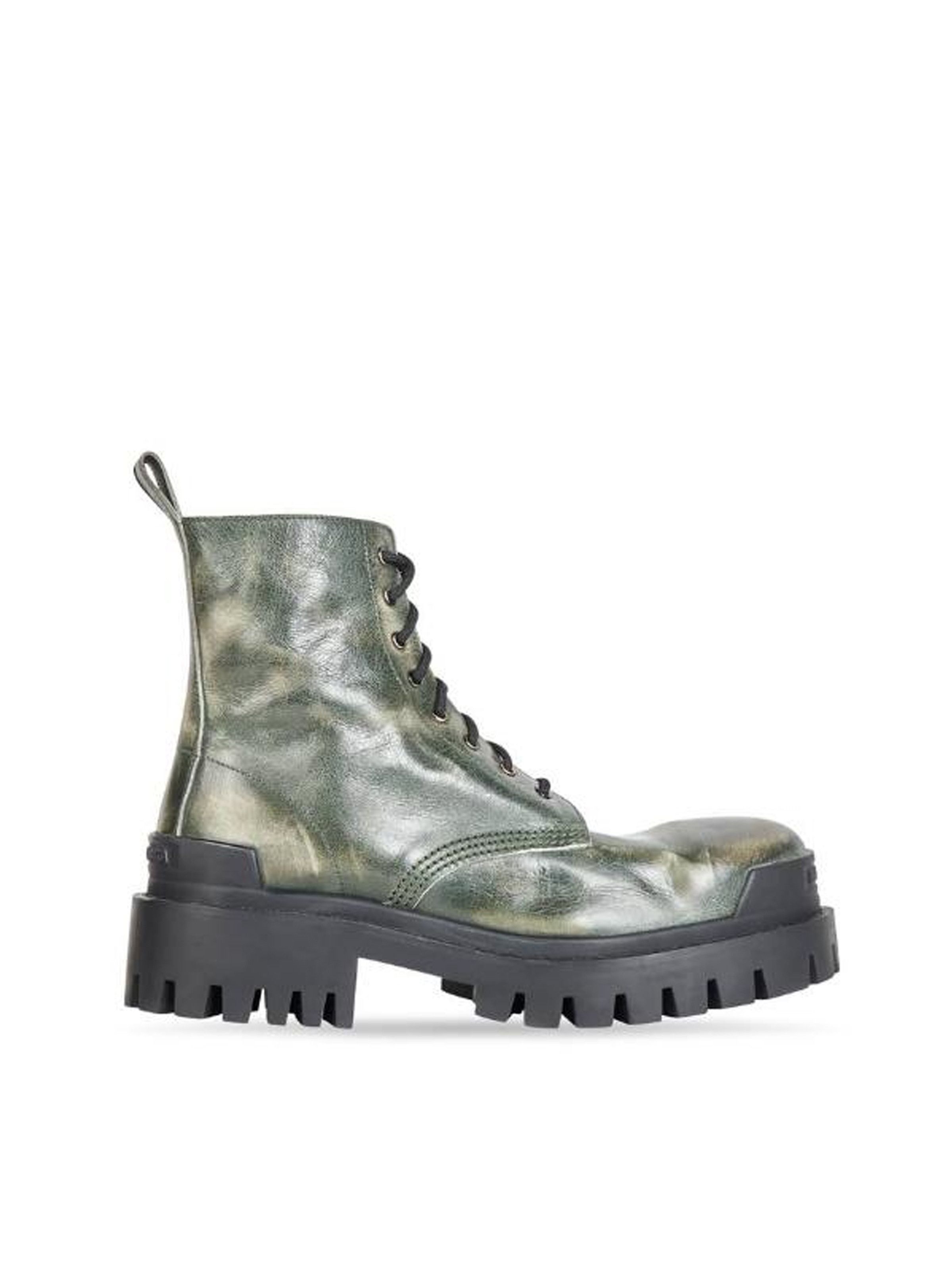 Balenciaga o1in1g0124 Strike 20mm Boot in Khaki Size US 10 / EU 43 - 1 Preview