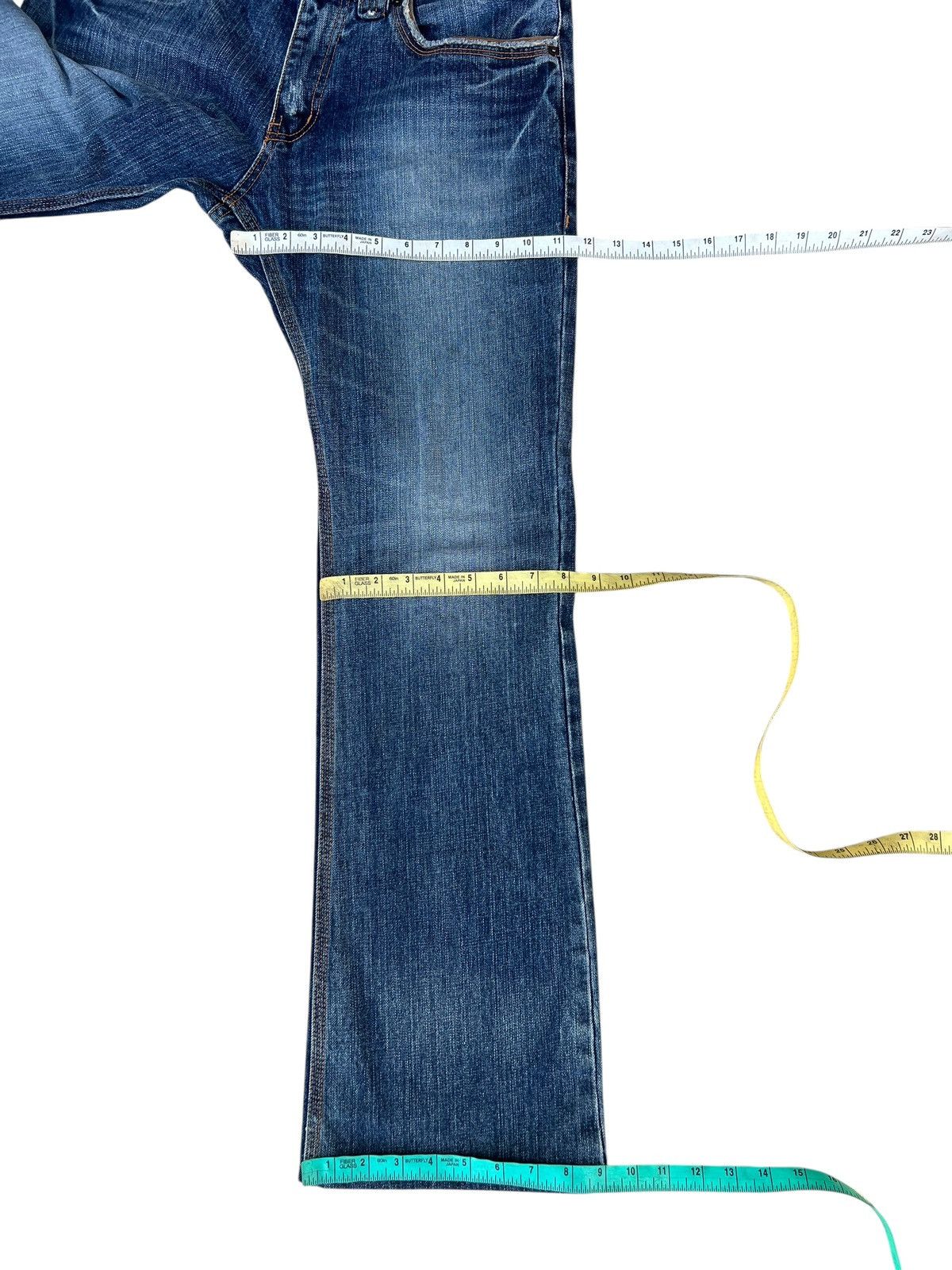 14th Addiction Edge Rupert Japan Faded Denim Bootcut Jeans Flare Size US 32 / EU 48 - 5 Thumbnail