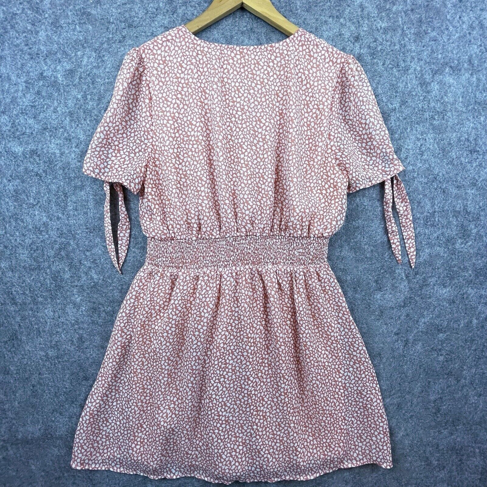 Sage Sage The Label Dress L Shirred Sheer Country Romantic Girly Size L / US 10 / IT 46 - 2 Thumbnail