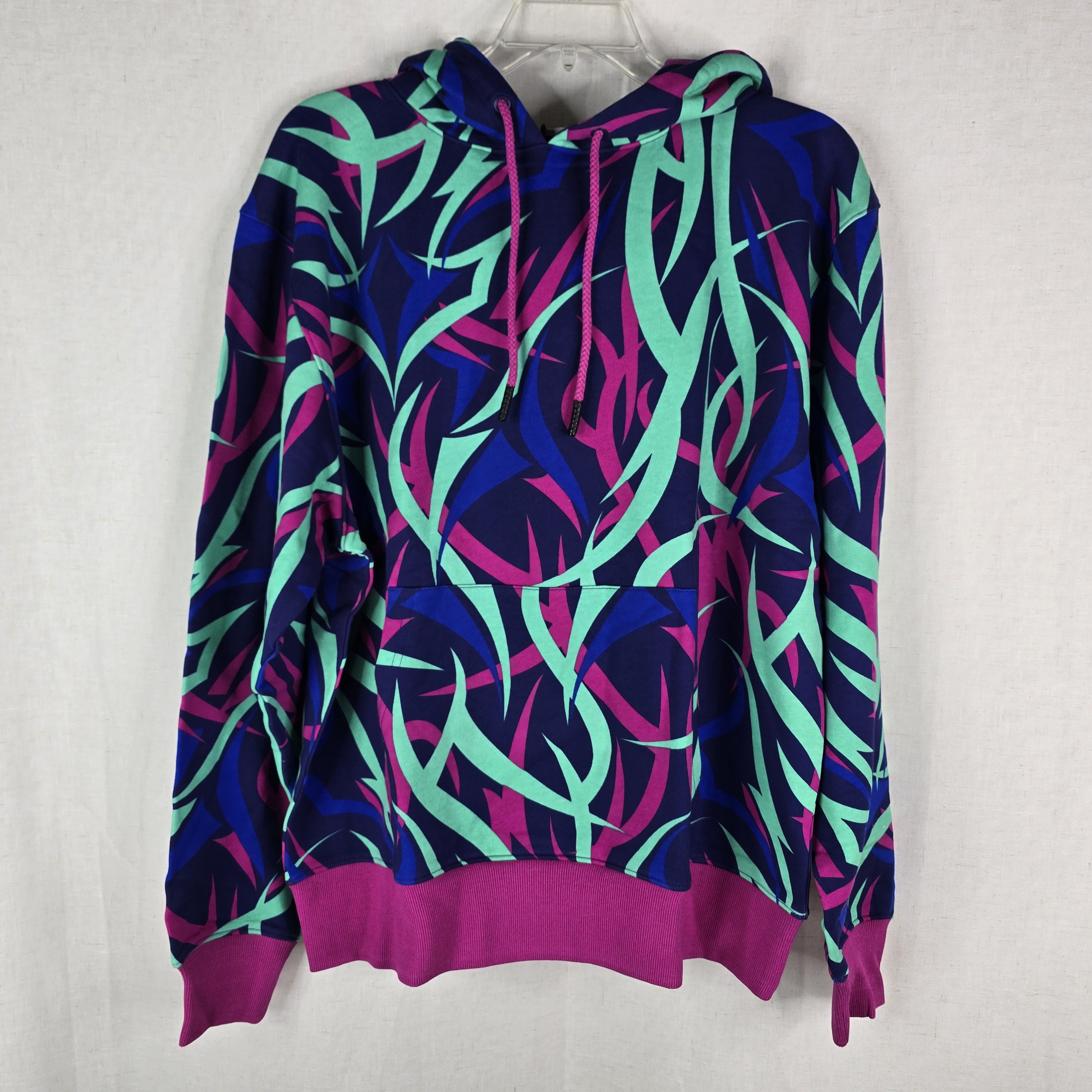 Clot XL Juice Alienegra Tribal Camo Hoodie Purple Pullover