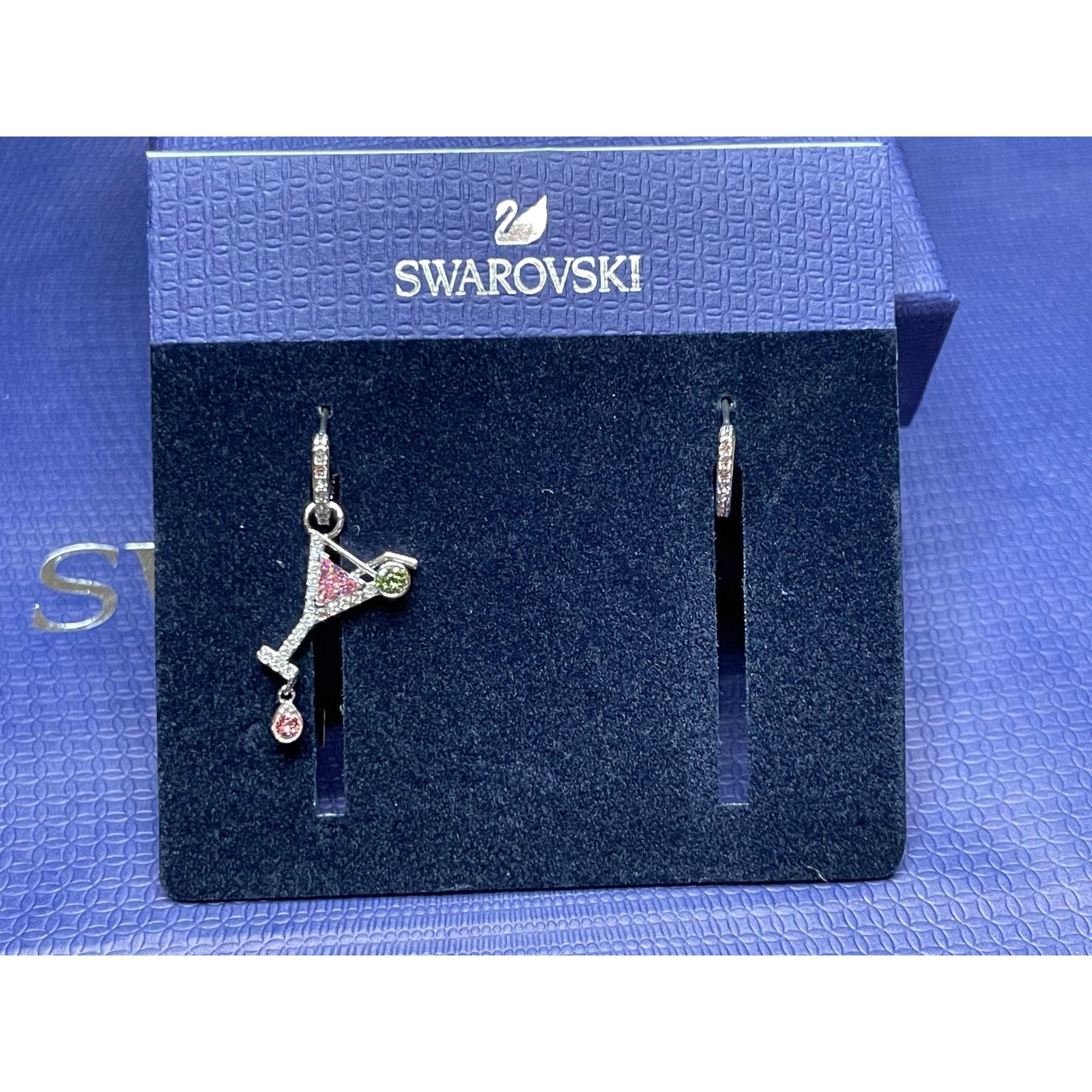 Swarovski Swarovski Mini Hoop Cocktail Pierced Earrings Size ONE SIZE - 3 Thumbnail