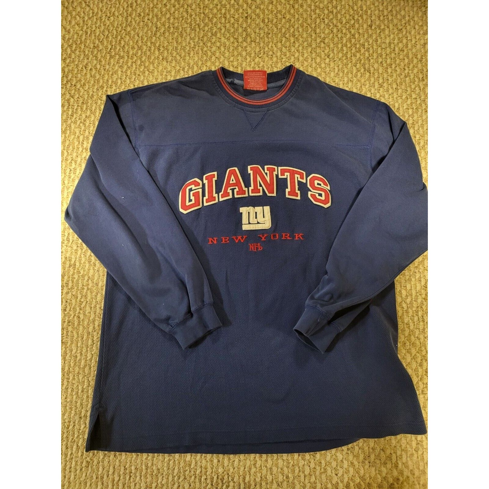 NFL New York Giants NFL Size Large Long Sleeve Shirt Size US L / EU 52-54 / 3 - 1 Thumbnail