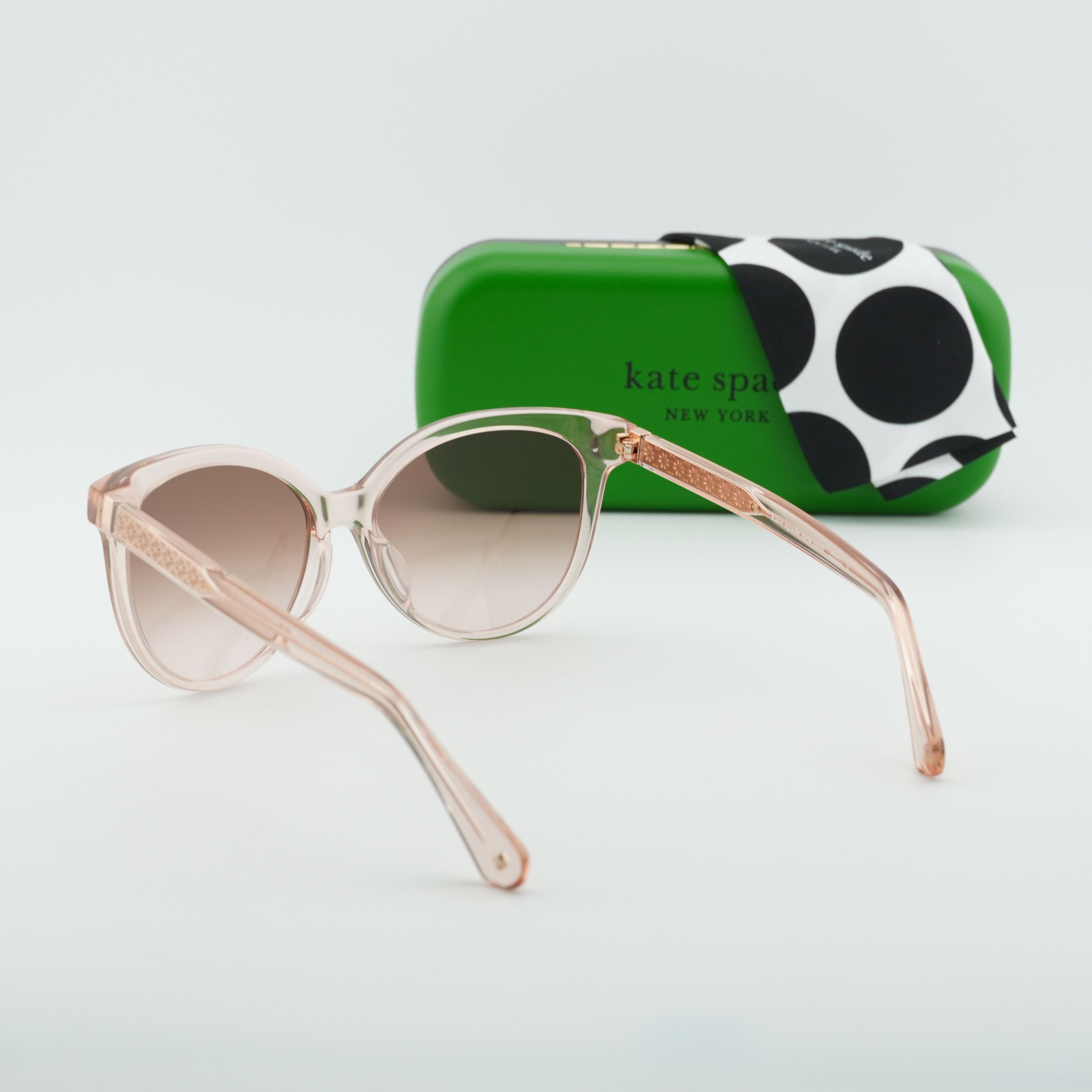 Kate Spade Kate Spade KINSLEY/F/S 02T3 M2 Sunglasses Beige Cat Eye Size ONE SIZE - 10 Thumbnail
