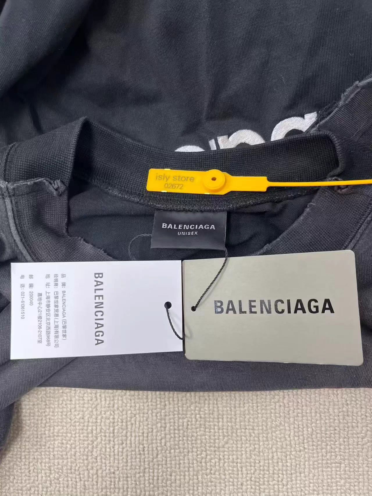Balenciaga Balenciaga crew neck short-sleeved T-shirt with duct tape Size US M / EU 48-50 / 2 - 5 Thumbnail