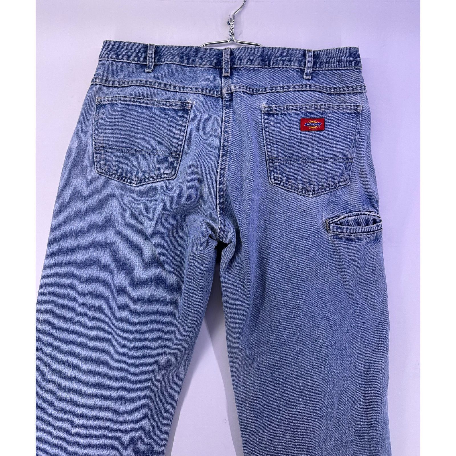 Dickies Blue Dickies Rough Patched Demin Jeans Size 36/34 Size US 36 / EU 52 - 11 Thumbnail