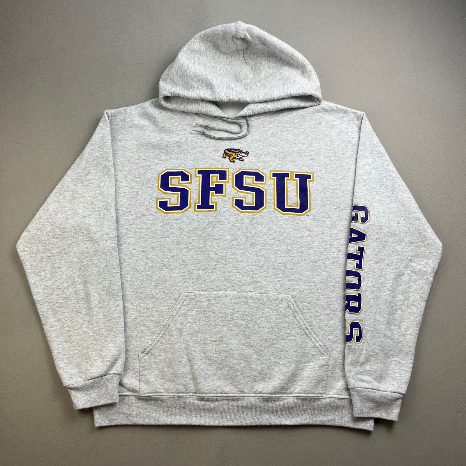 Ncaa San Francisco State Hoodie Sweatshirt Large Gray SFSU Gators Grailed