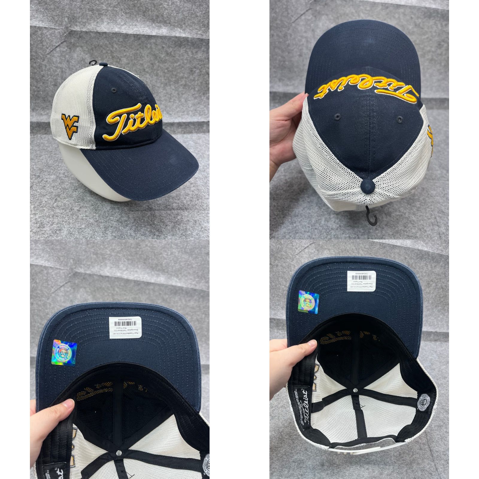 Titleist Titleist Trucker Hat Adult One Size Blue Yellow Cotton Polyester Logo Sports Adjustable Size ONE SIZE - 8 Thumbnail