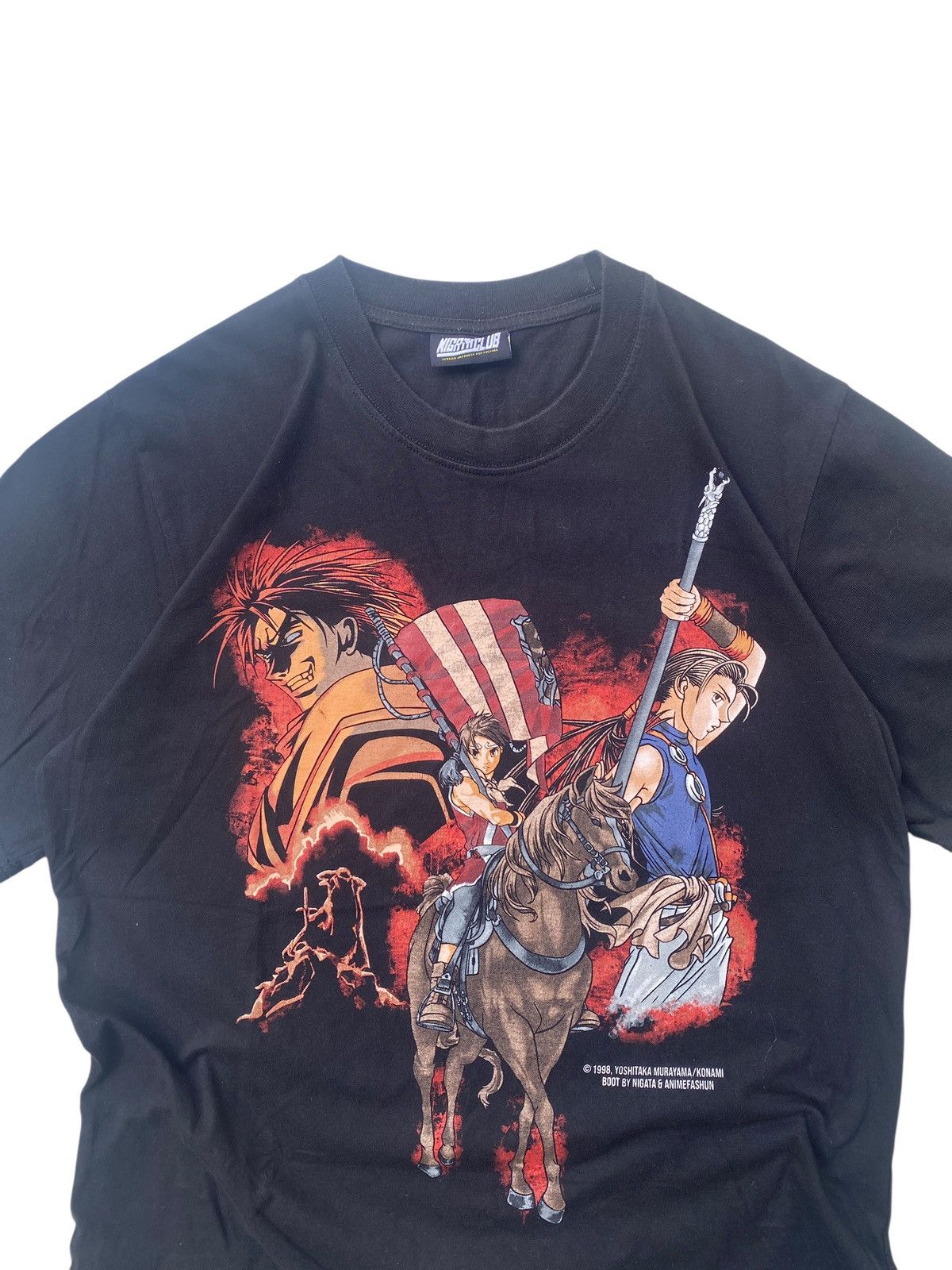 Playstation Rare Suikoden II Game Graphic Tee Konami Playstation Black Size US L / EU 52-54 / 3 - 2 Thumbnail