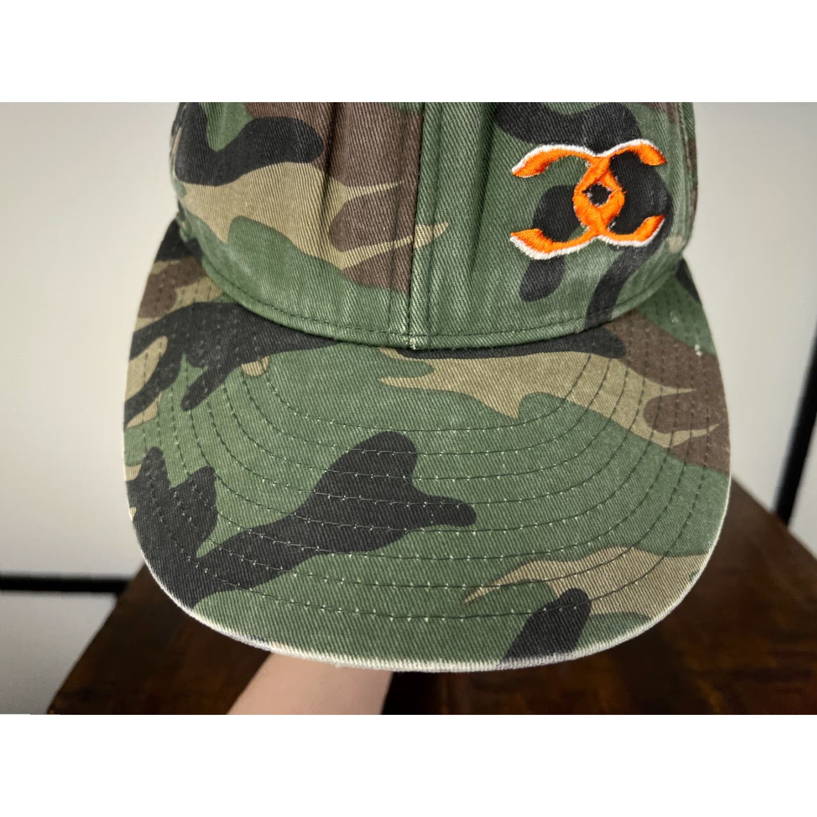 Lids LIDS Conviction Hat Cap Fitted Adult 7 1/8 Green Camo 100% Cotton Twill Baseball Cap Men Mens Size ONE SIZE - 3 Thumbnail