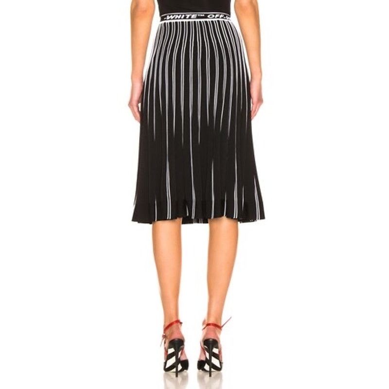 Off-White OFF WHITE Plisse Knit Skirt size 38IT/ XS $1235 Size 26" / US 2 / IT 38 - 3 Thumbnail