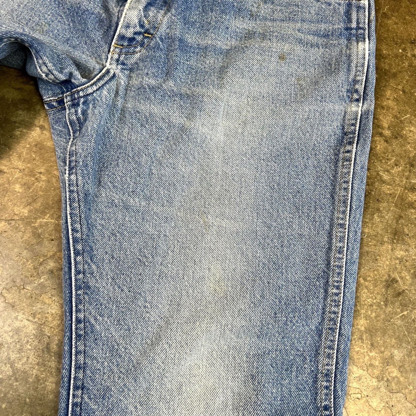 Lee VINTAGE Lee Jeans Womens 90s High Waist Straight Blue Denim 31x30 Meas 31x30 Sex? (remove) Size 24" / US 00 / IT 34 - 6 Thumbnail
