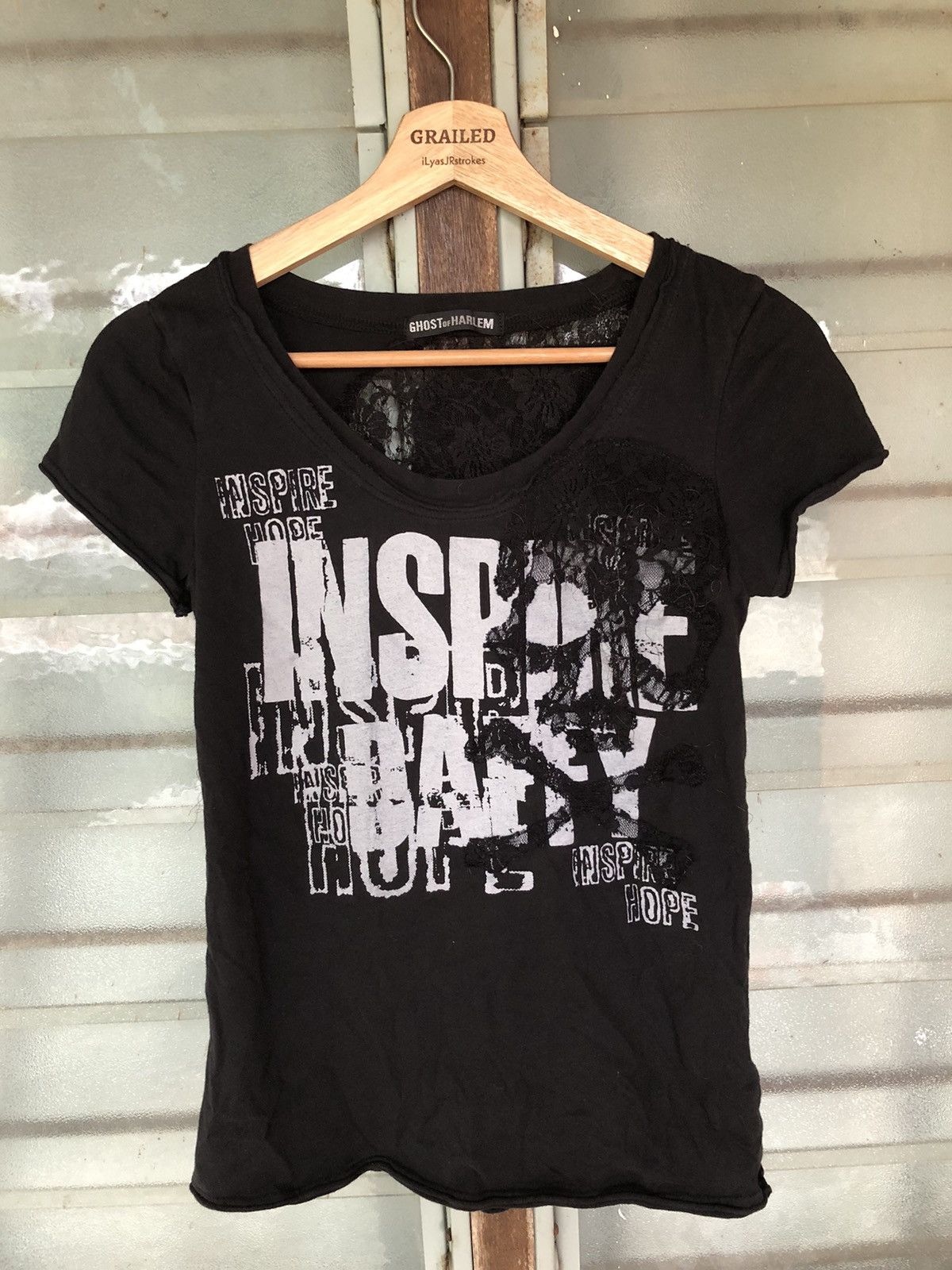 Japanese Brand Vintage Ghost of Harlem Big Skull Photo Shirt Tee Size S / US 4 / IT 40 - 2 Thumbnail
