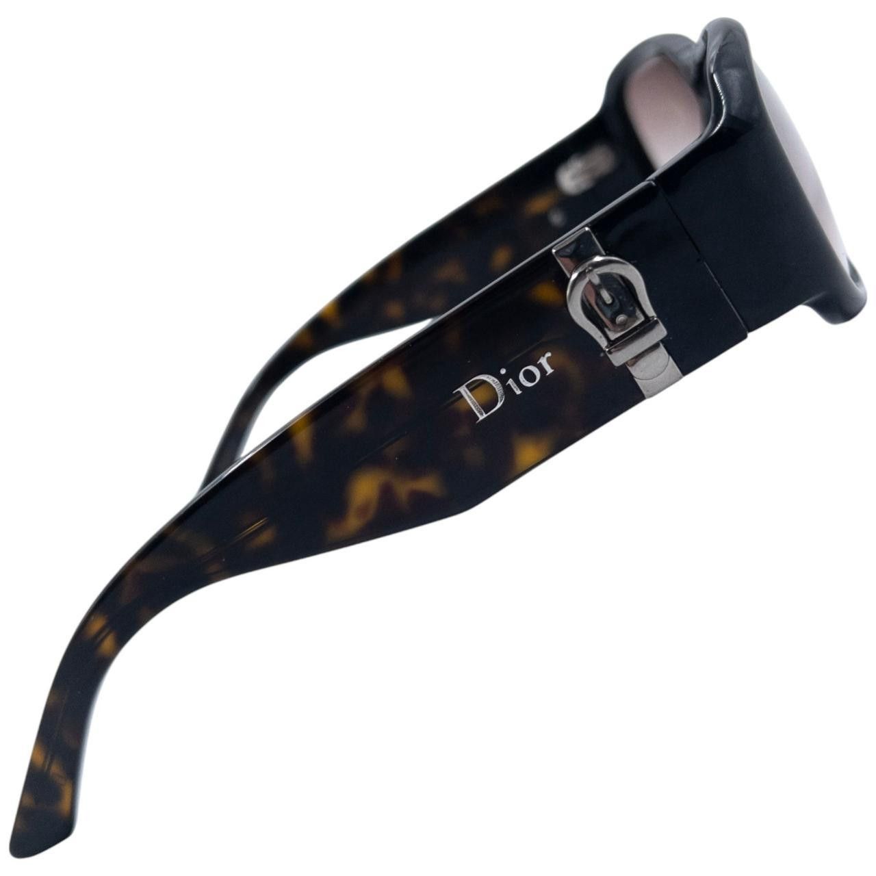 Dior Vintage Dior Tortoise Shell Buckle Sunglasses Size ONE SIZE - 3 Thumbnail