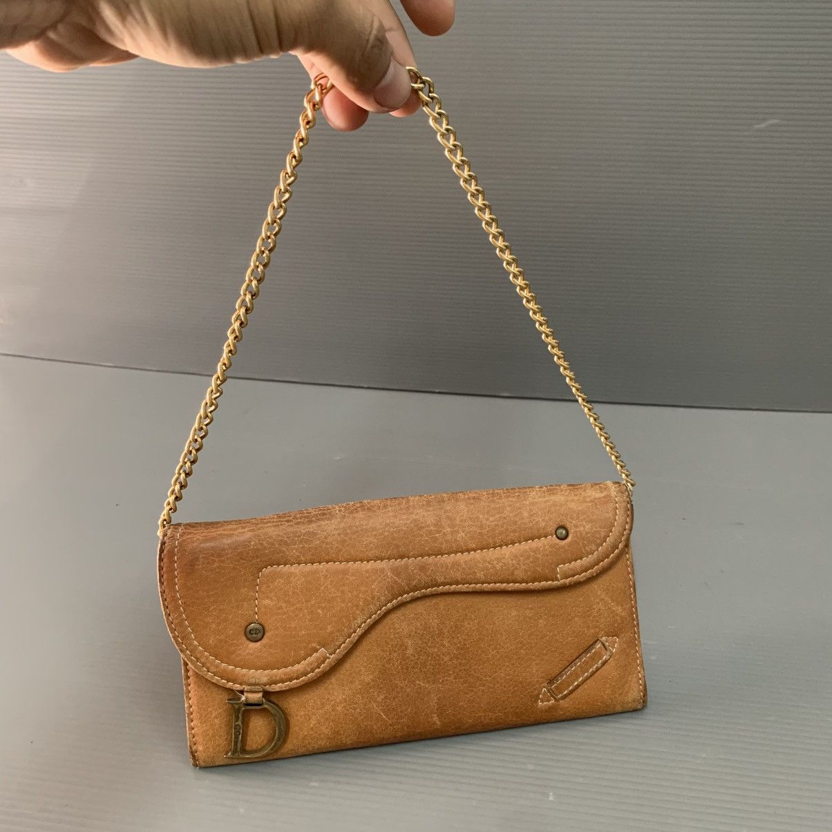 Christian Dior Monsieur Christian Dior Saddle Leather Wallet Size ONE SIZE - 2 Thumbnail