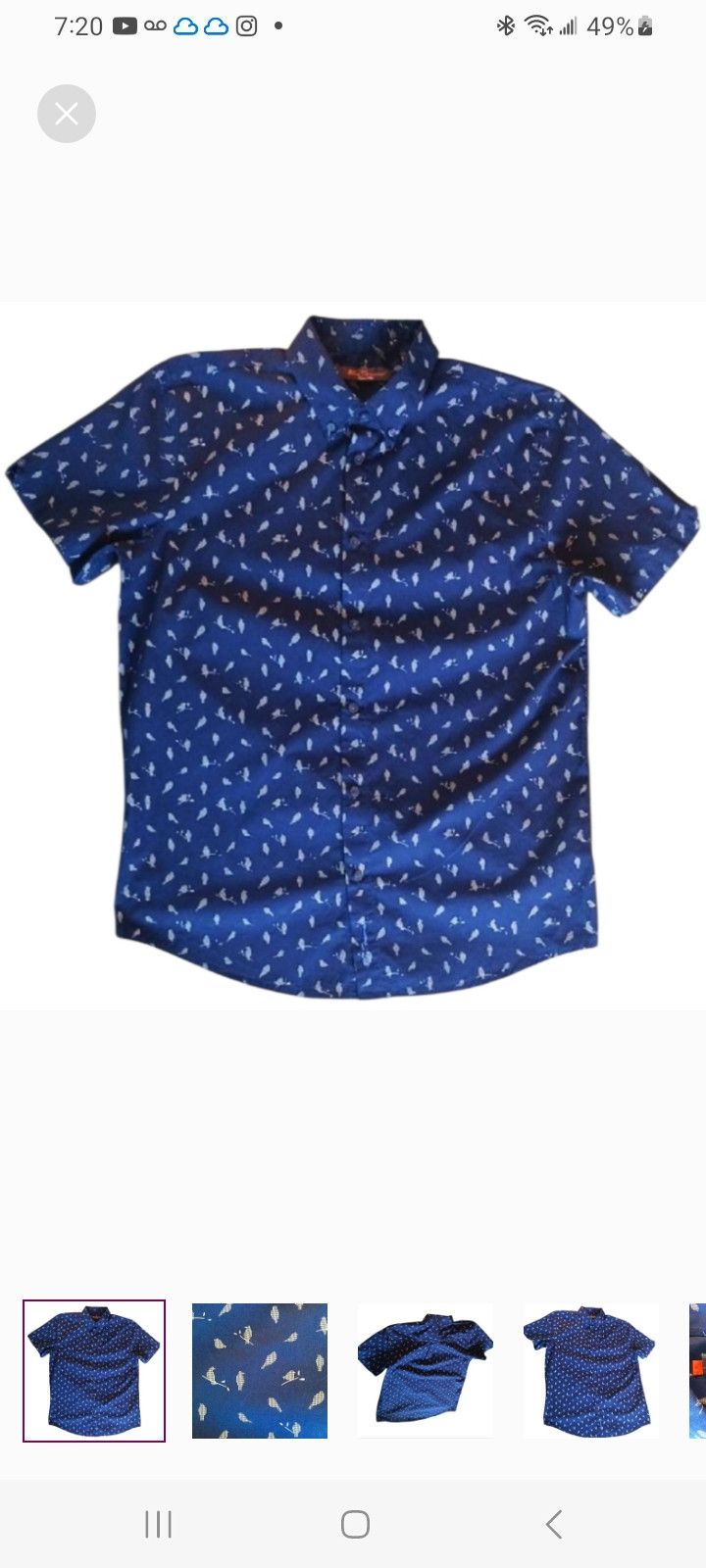 Ben Sherman Ben Sherman Birds Short-Sleeve Shirt Size US M / EU 48-50 / 2 - 1 Thumbnail