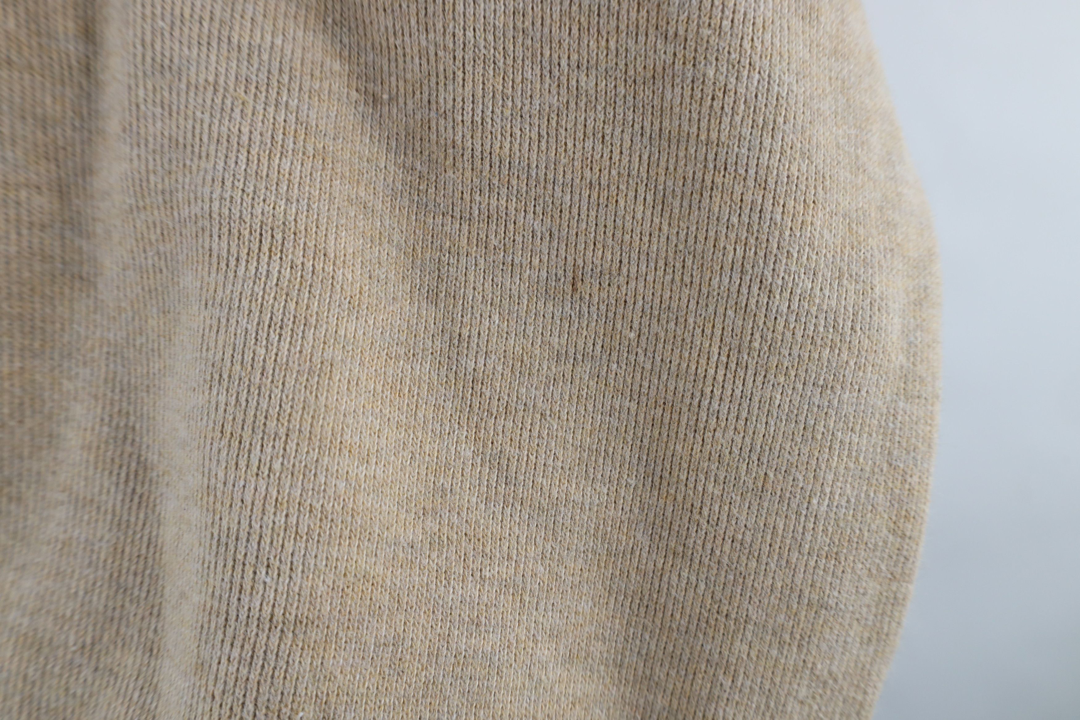 Ralph Lauren × Vintage Vintage Ralph Lauren Knit Half Zip Pullover Sweater Beige Size US XL / EU 56 / 4 - 10 Thumbnail