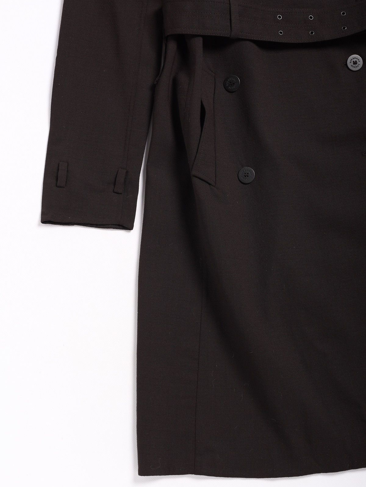 Burberry Burberry London Wool Elastane Light Trench Coat Vintage Size S / US 4 / IT 40 - 9 Thumbnail