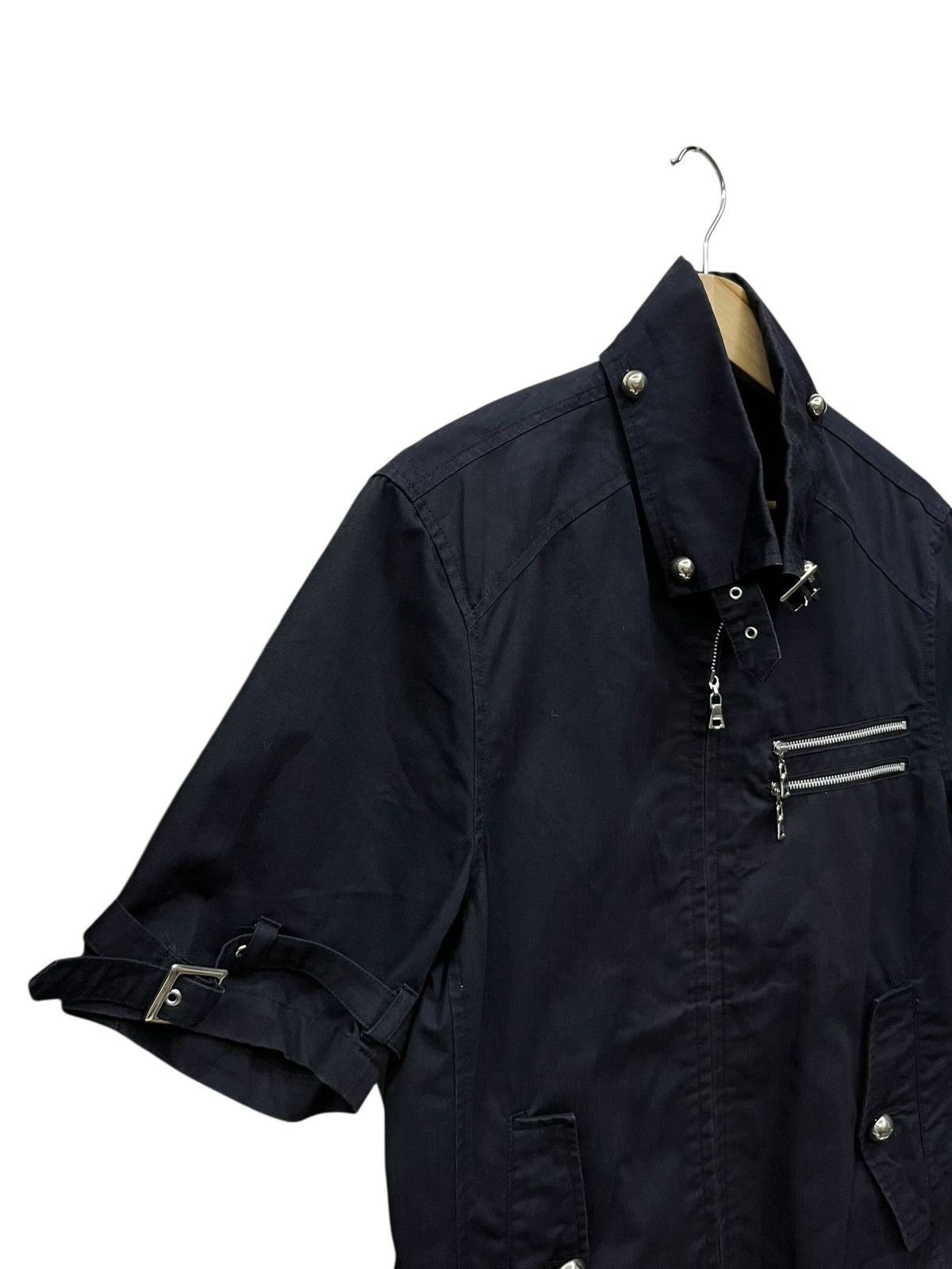 semanticdesign Semantic Design Punk Bondage Zipper Short Sleeve Shirt Japan Size US S / EU 44-46 / 1 - 7 Thumbnail