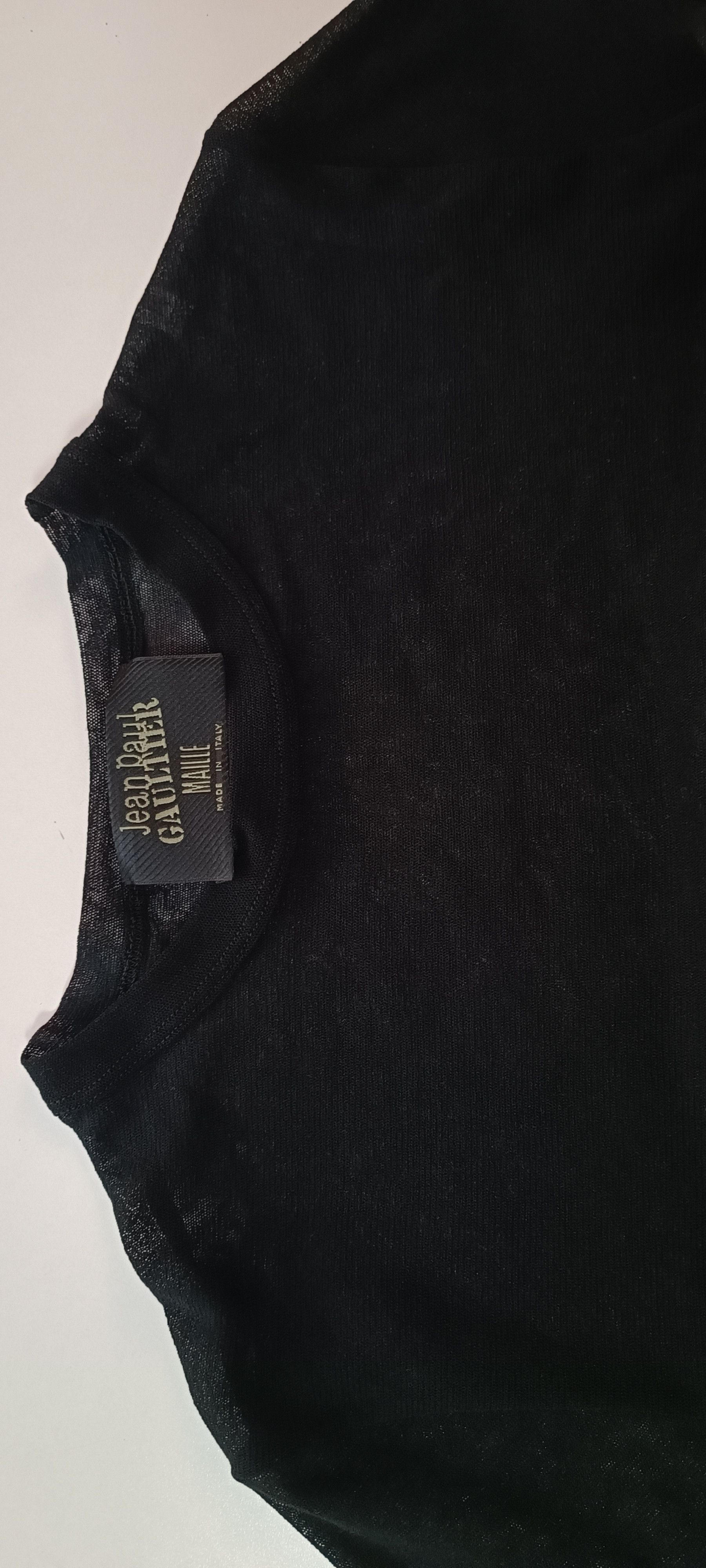 Jean Paul Gaultier 90's - Black nylon mesh t-shirt - No used Size M / US 6-8 / IT 42-44 - 21 Thumbnail