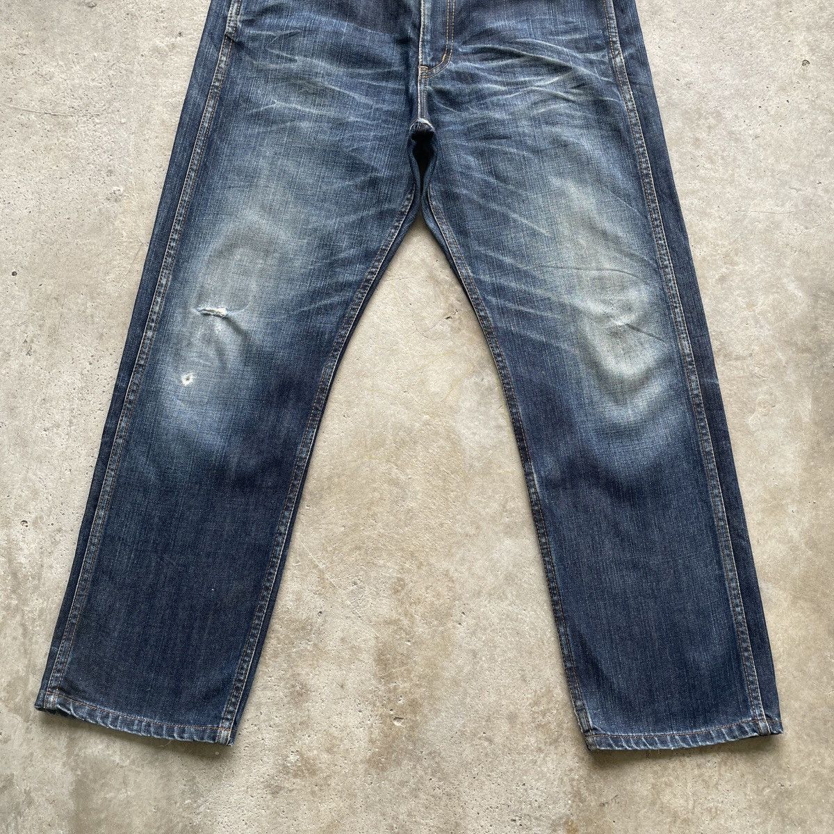 Japanese Brand Vintage GogmaGog Jeans Japan Faded Denim Pants Distressed Size US 32 / EU 48 - 4 Thumbnail
