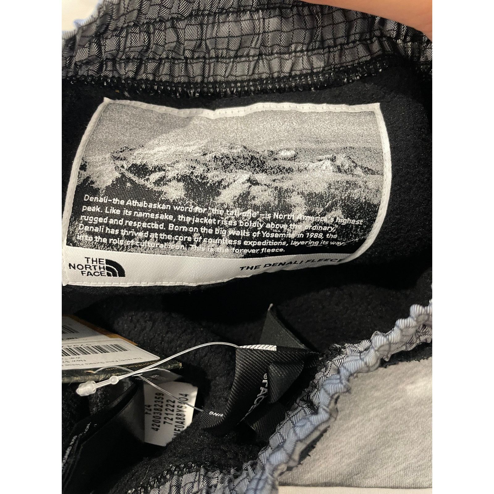 The North Face The North Face Fleece Black Grey Sweatpants Size US 28 / EU 44 - 6 Thumbnail