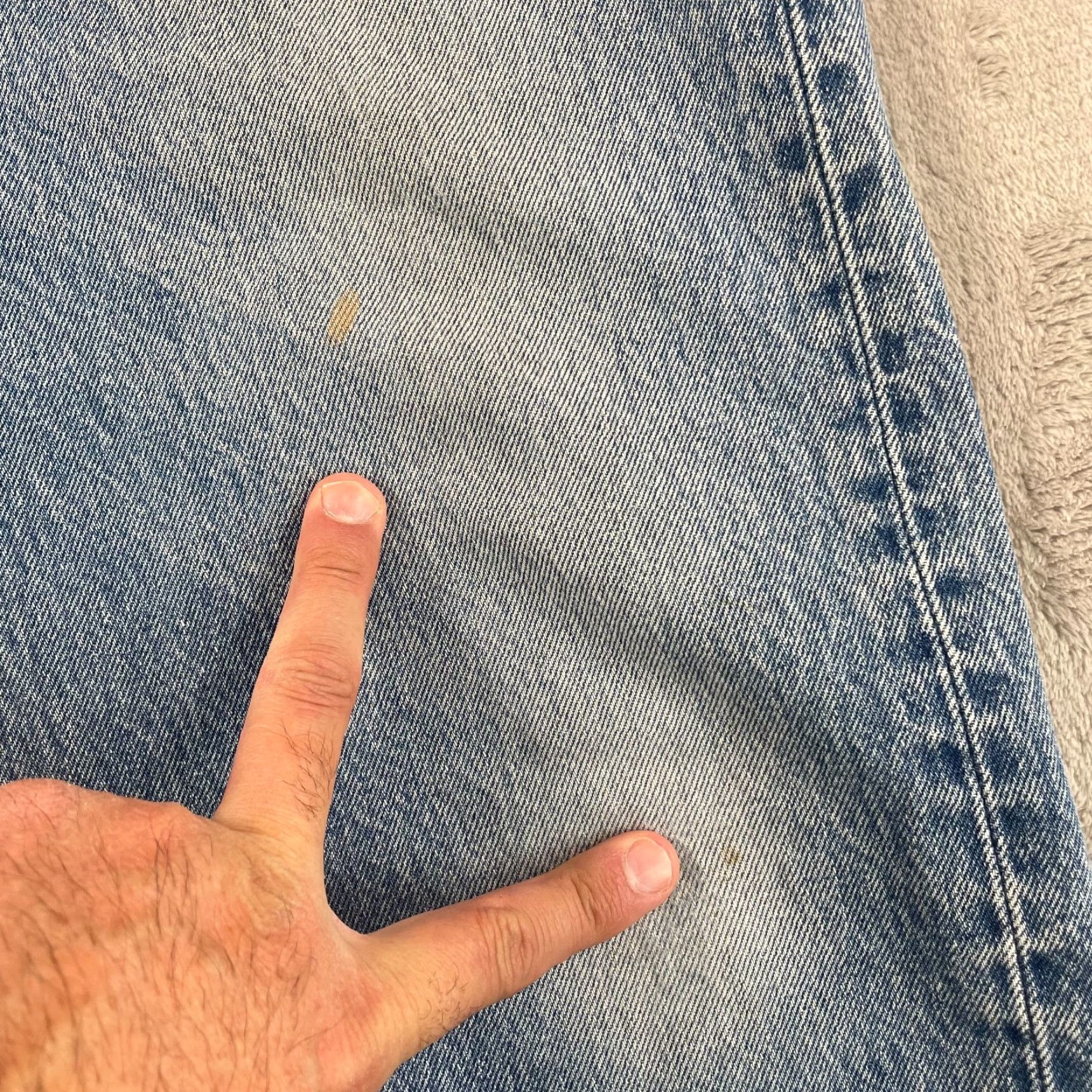 Levi's VINTAGE Levi's 501 Jeans Mens 36x33 Blue 90s Made in USA Button Fly Straight 5-Pocket Denim Medium Wash Size US 36 / EU 52 - 5 Thumbnail