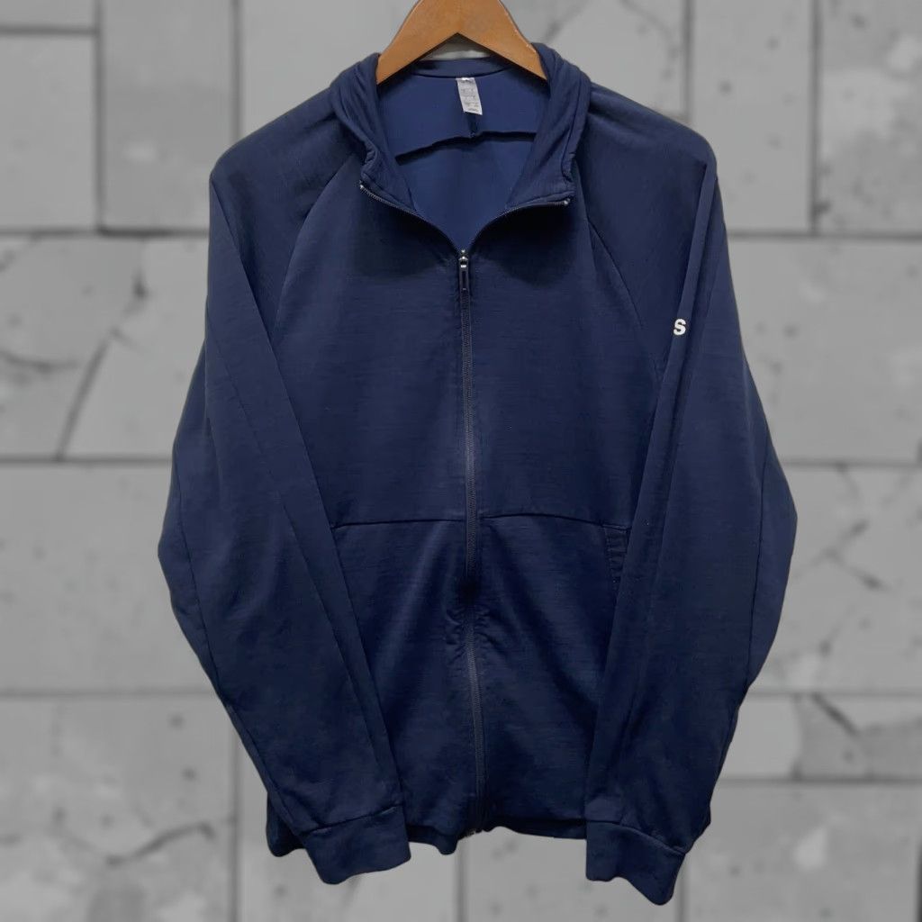 Adidas Adidas Jacket Mens Size L Blue Athletic Zip-Up Basic Jacket Size US L / EU 52-54 / 3 - 1 Thumbnail