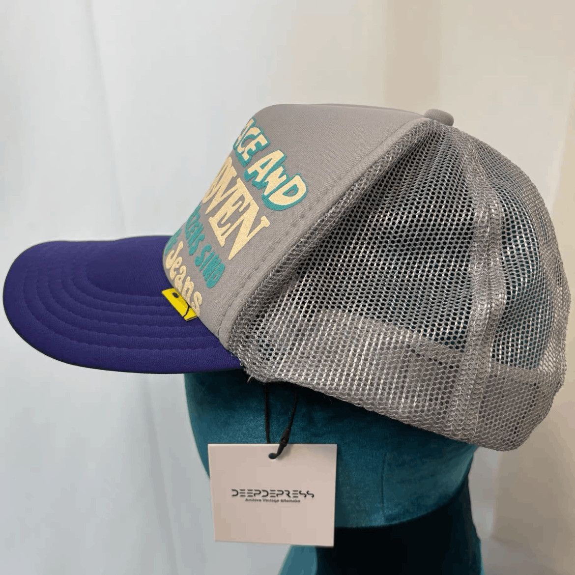 Kapital KAPITAL Love Peace Truck Driver Hat-2508 Size ONE SIZE - 2 Thumbnail