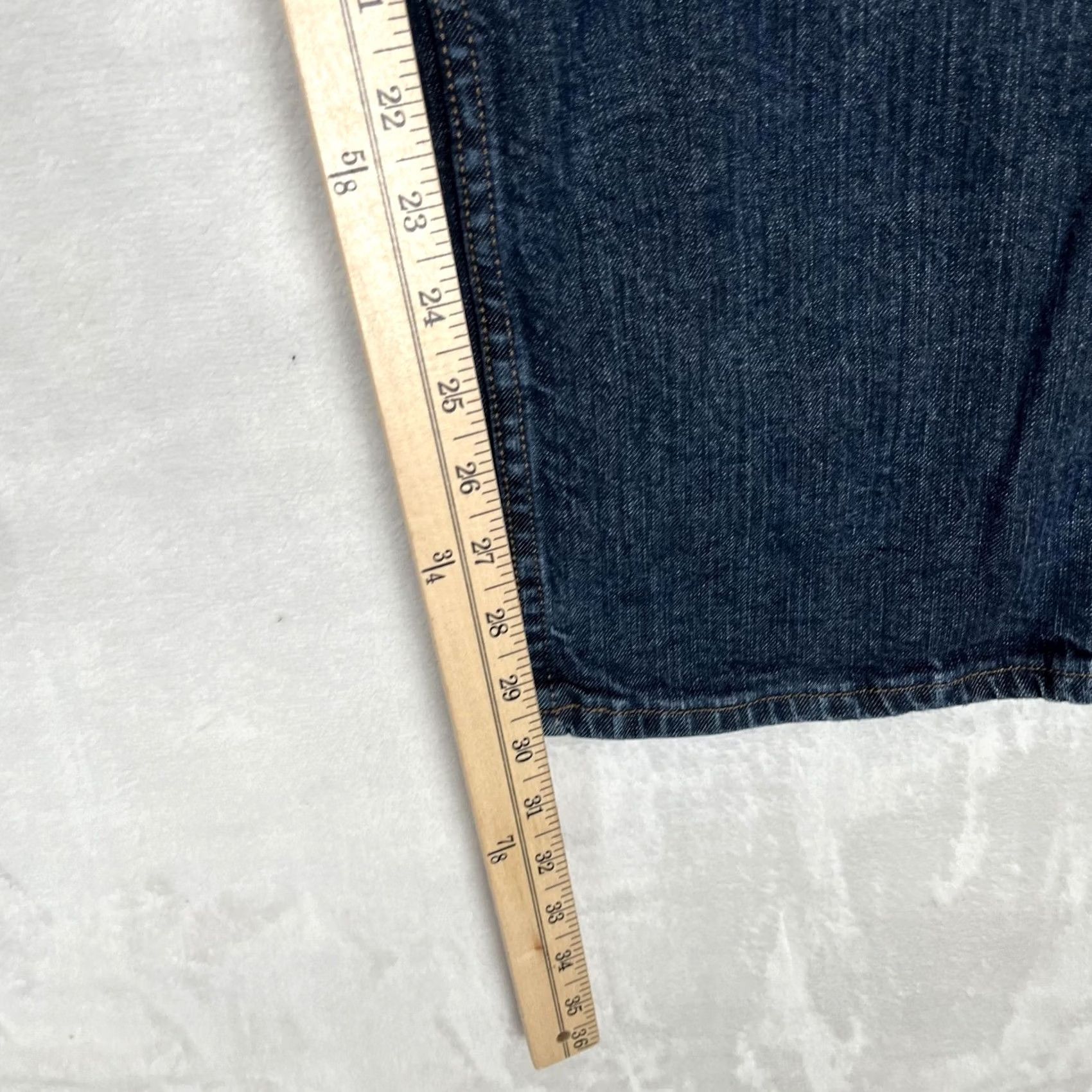 Duluth Trading Company Duluth Trading 40 Grit Jeans Mens 42x30 Blue Slim Straight Stretch Denim Pants メンズ 40 Grit Slim Fit Straight Leg Denim Jeans Blue Reads To 44x30 Size US 42 / EU 58 - 2 Thumbnail