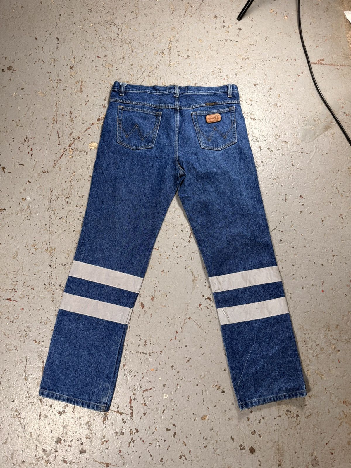 Wrangler Crazy Hi Vis Wrangler Cowboy Denim Jeans Size US 36 / EU 52 - 10 Thumbnail
