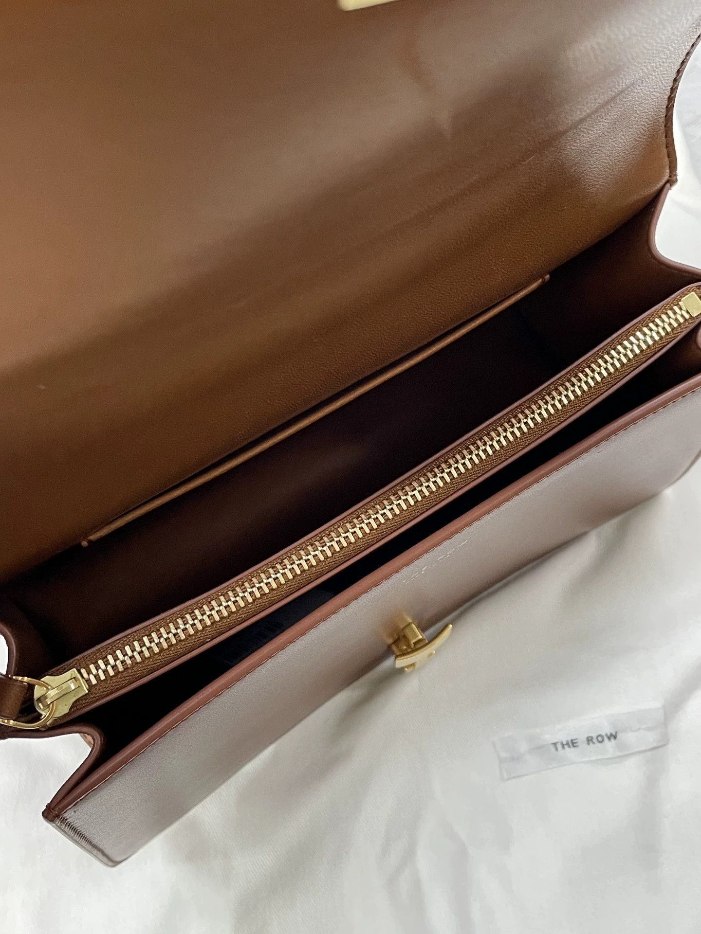The Row The Row gold brown sofia handbag w/ dust bag & card Size ONE SIZE - 7 Thumbnail